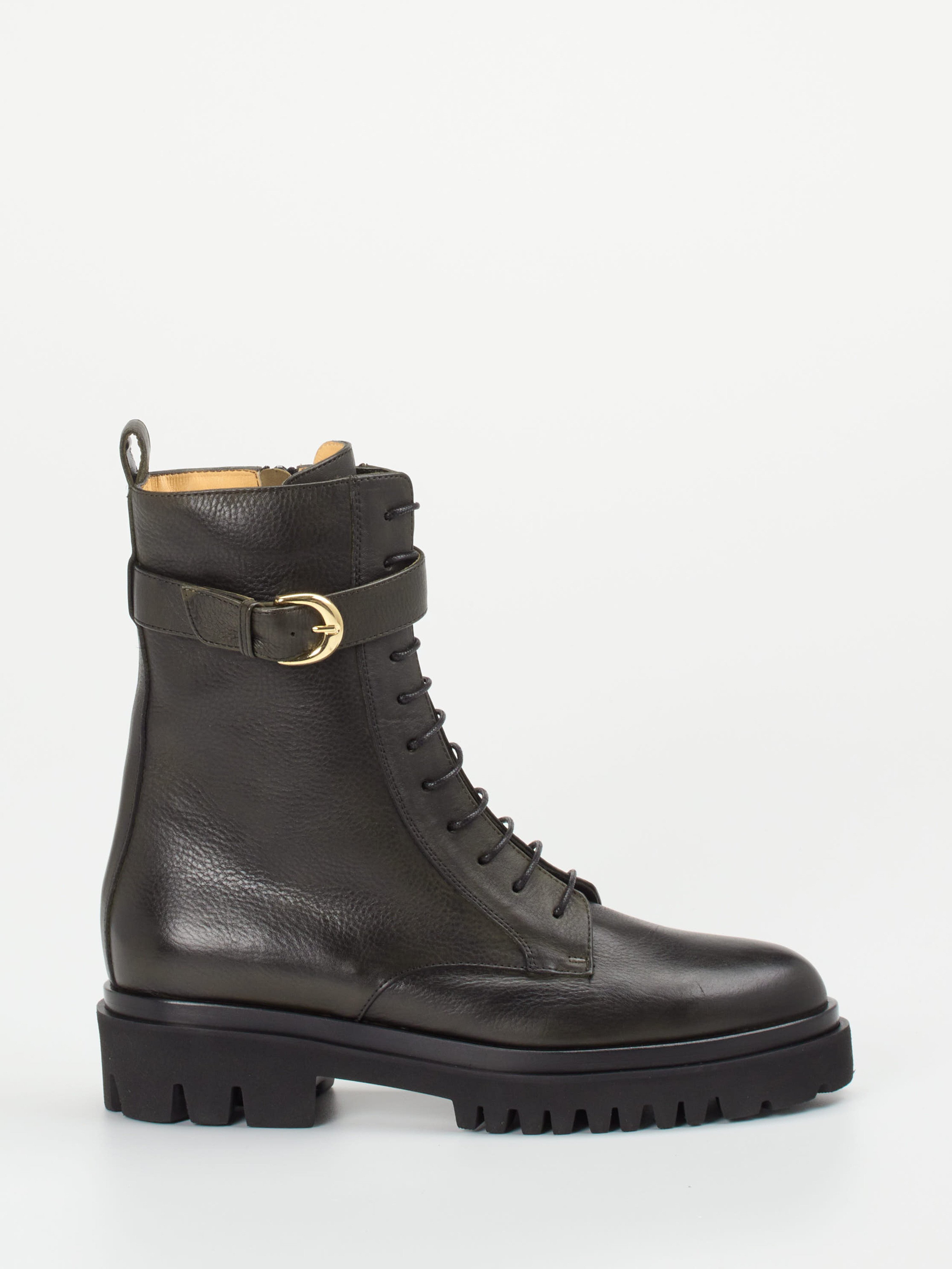 Schnürstiefelette grün 1745659000101
