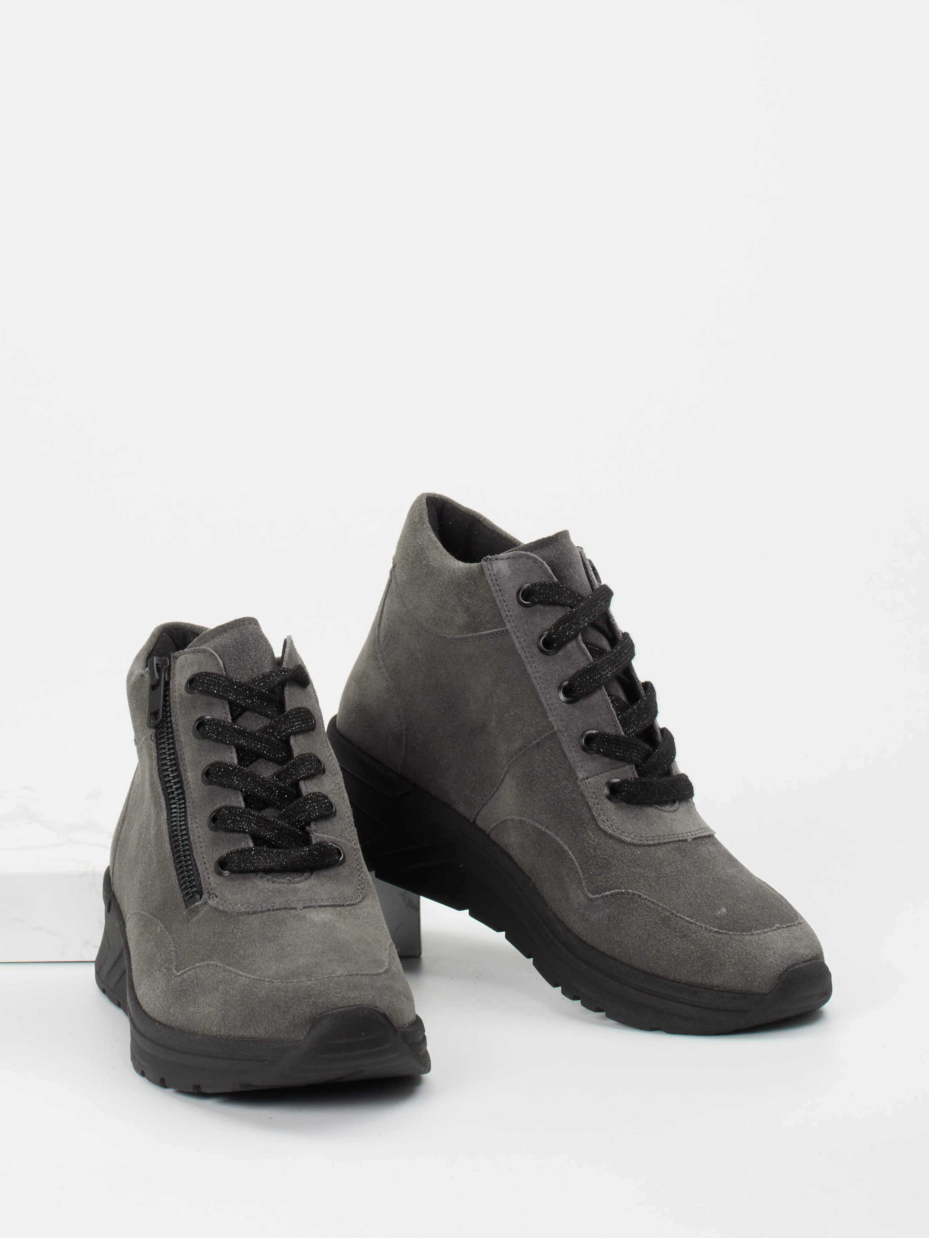 Schnürstiefelette grau 2751429004404