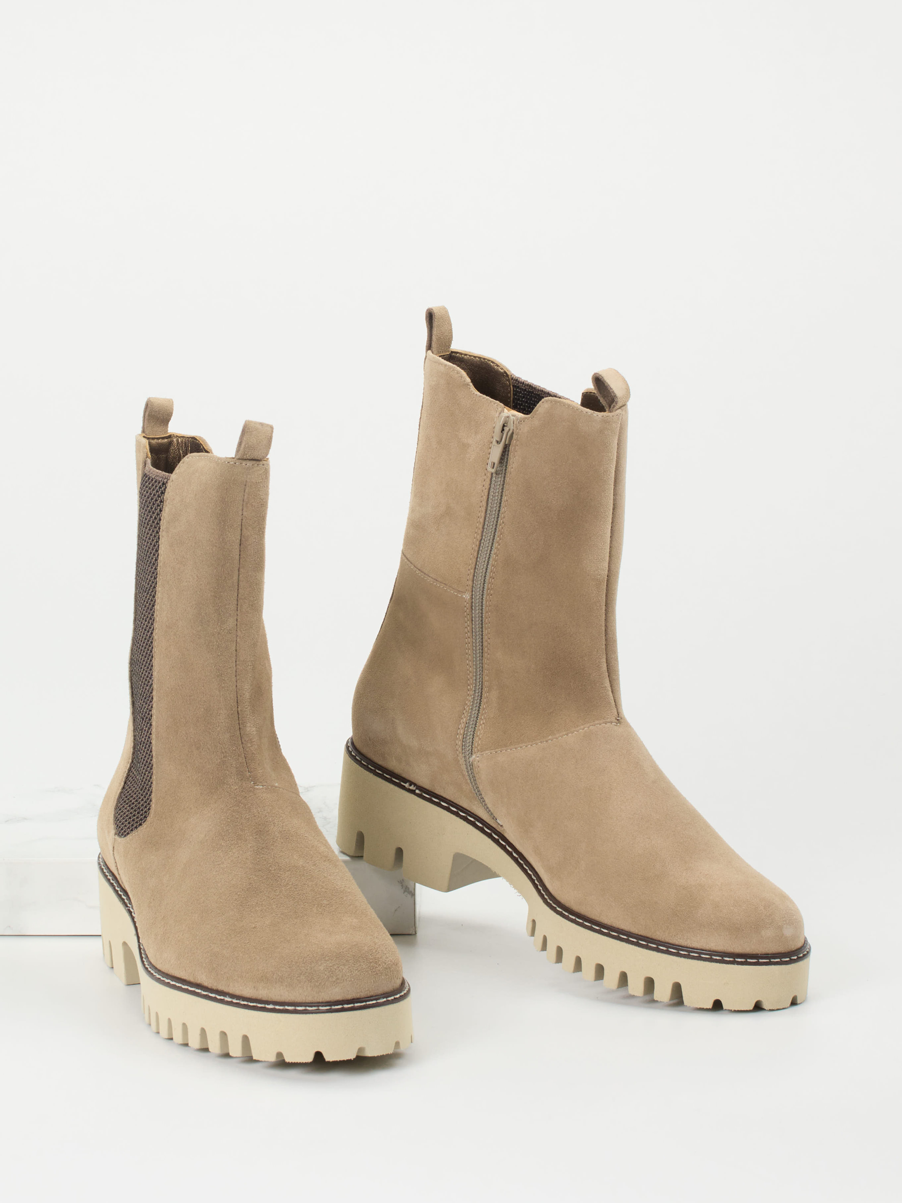 Schnürstiefelette beige 2756359000204