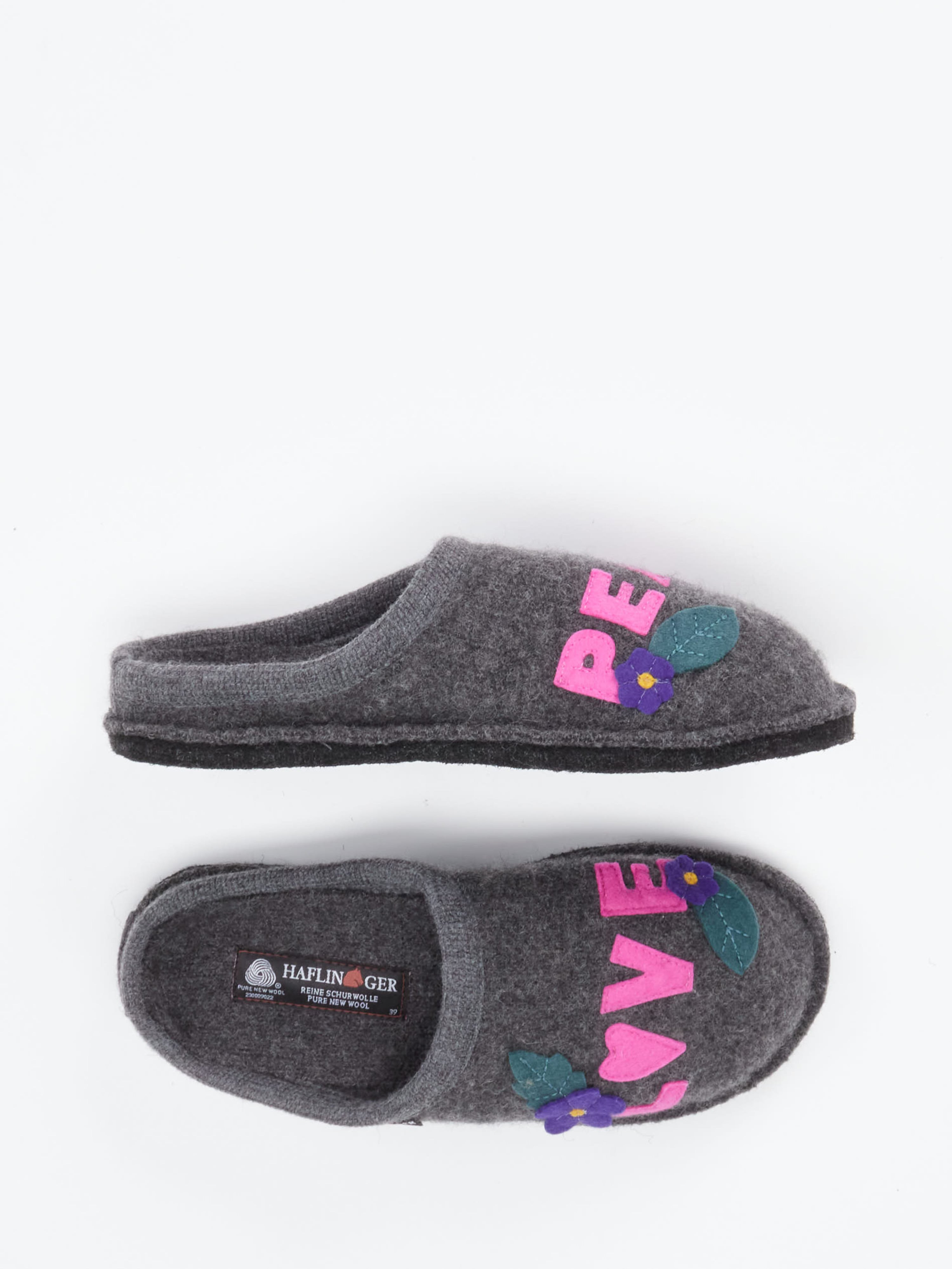 Hausschuh grau 7163409011504