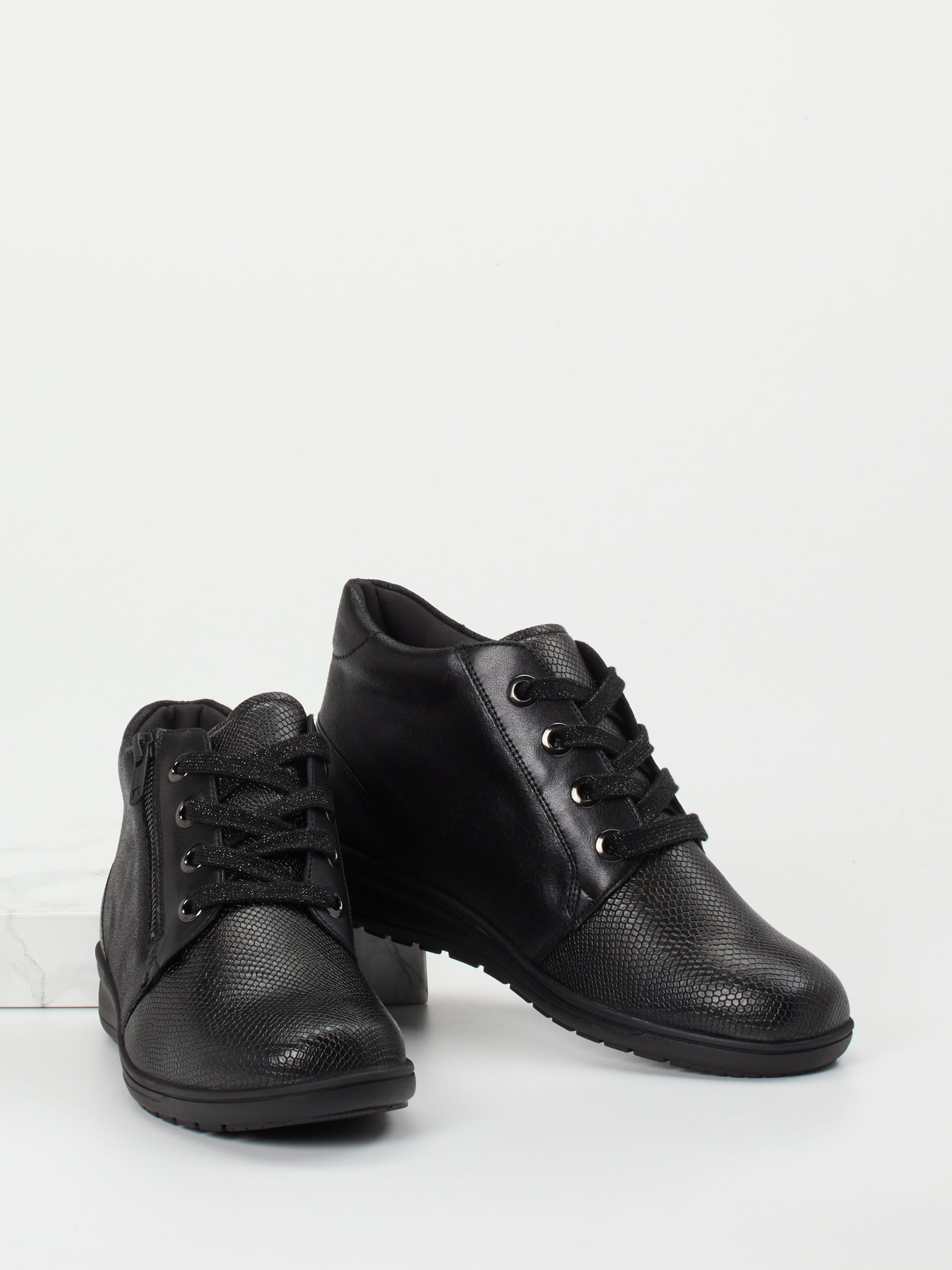 Schnürstiefelette schwarz 2796009000204