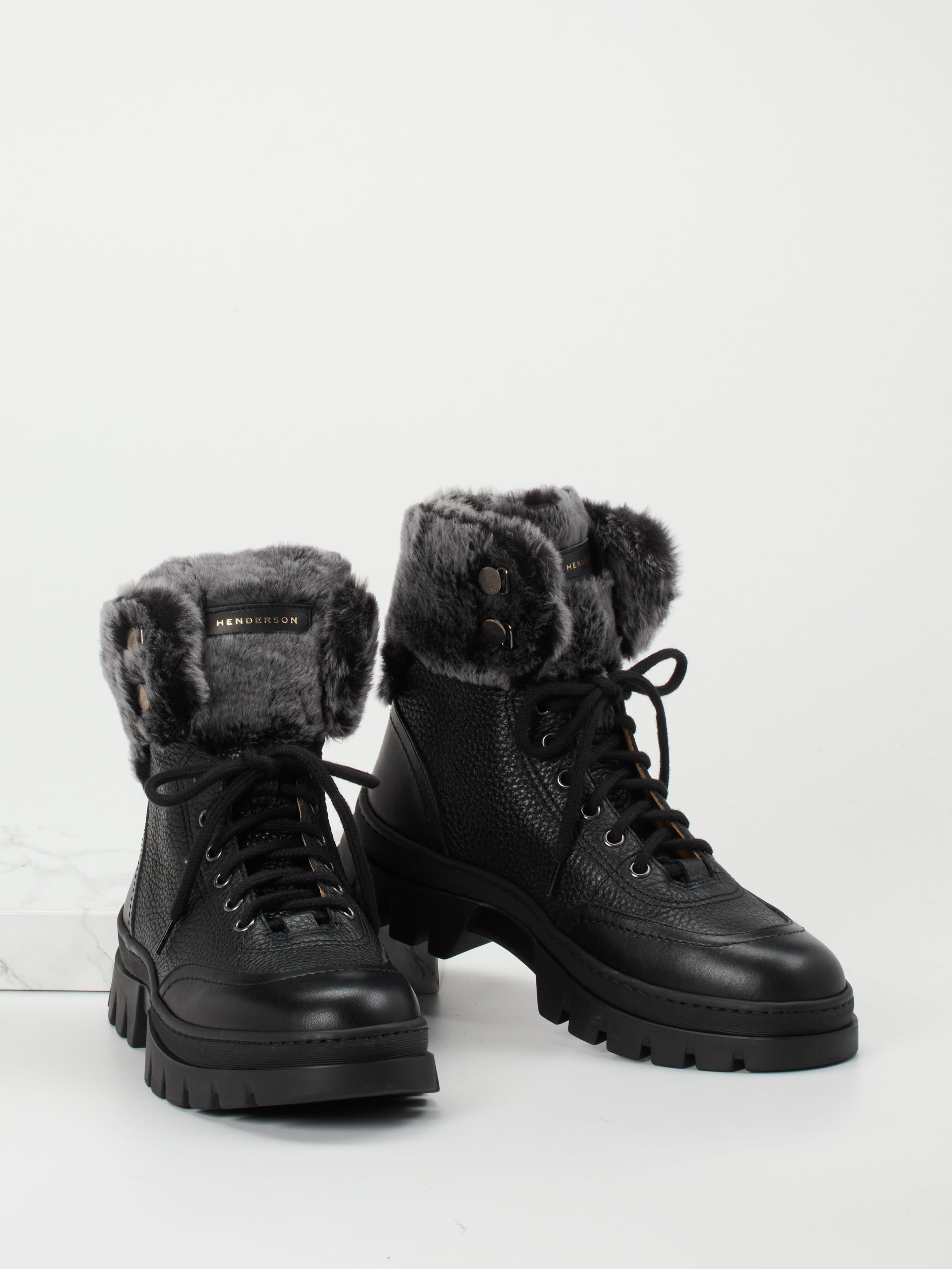 Schnürstiefelette Arina schwarz 1725009008404
