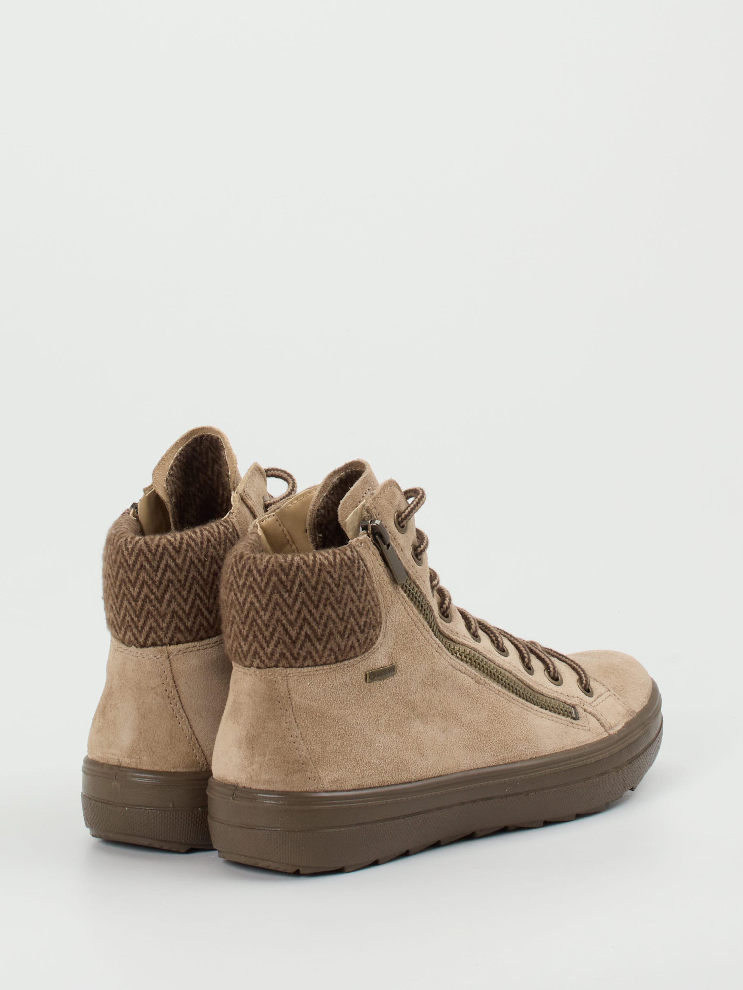 Schnürstiefelette beige 1801359000103