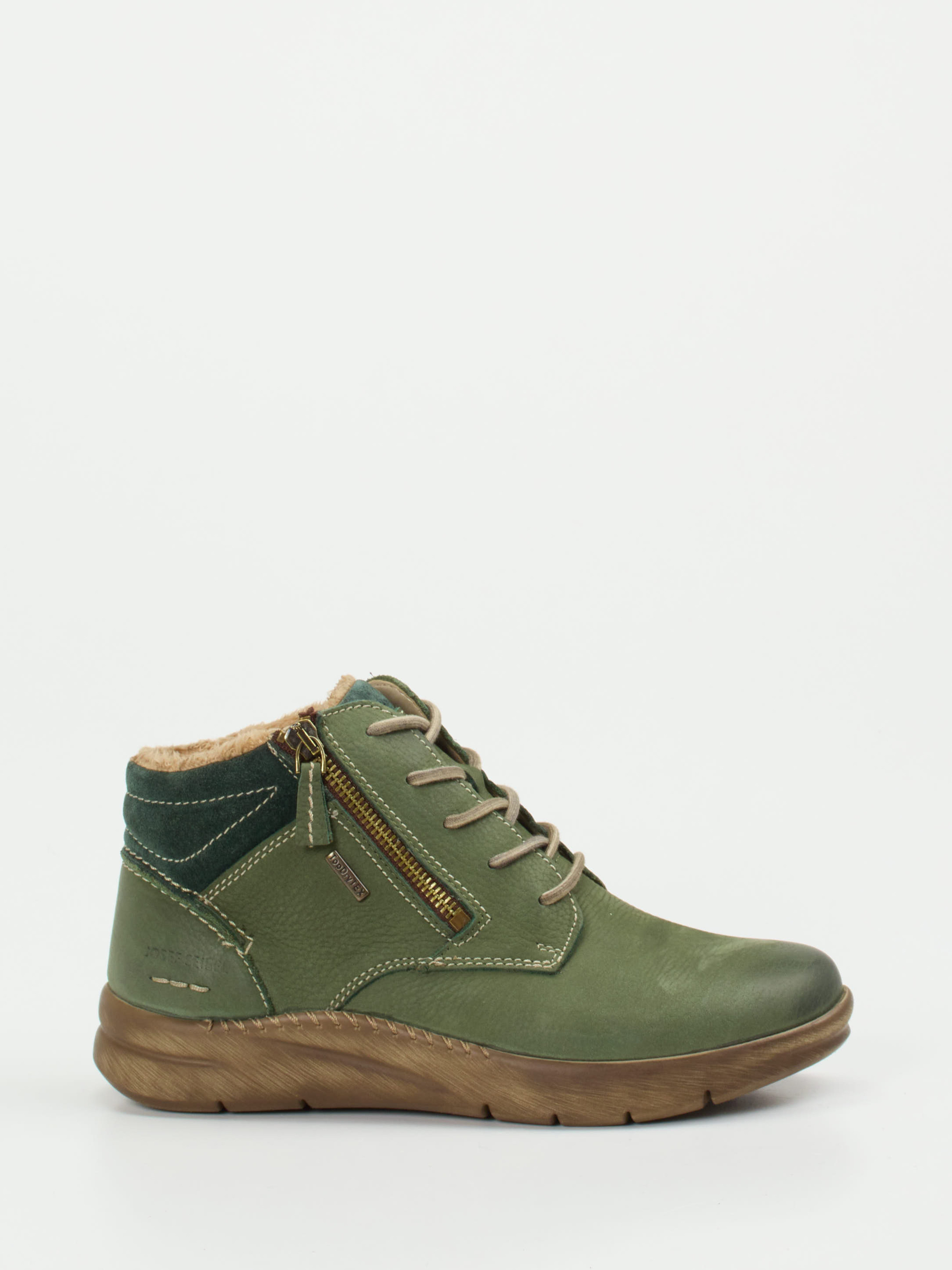 Schnürstiefelette grün 1701659000801