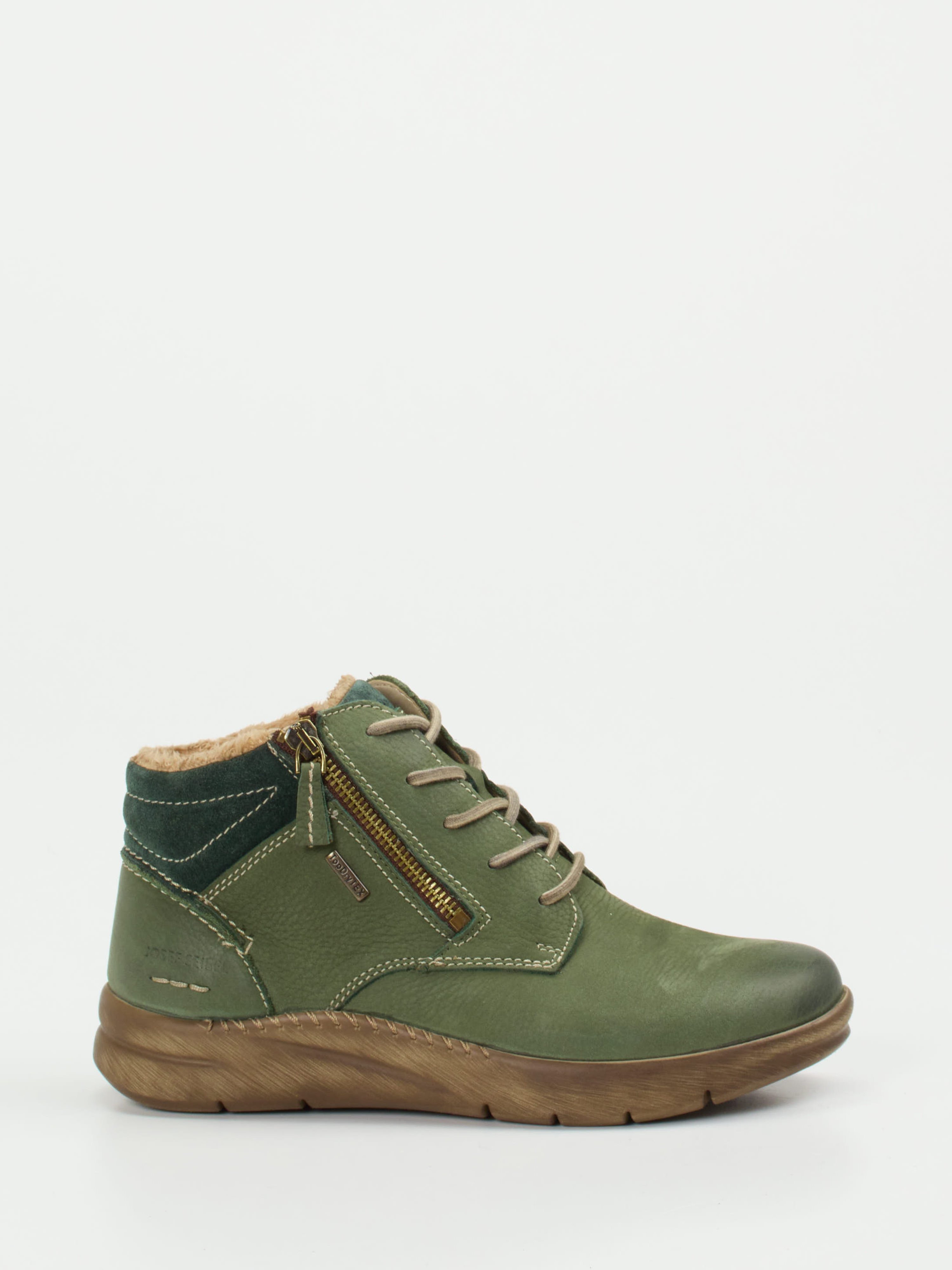 Schnürstiefelette grün 1701659000801