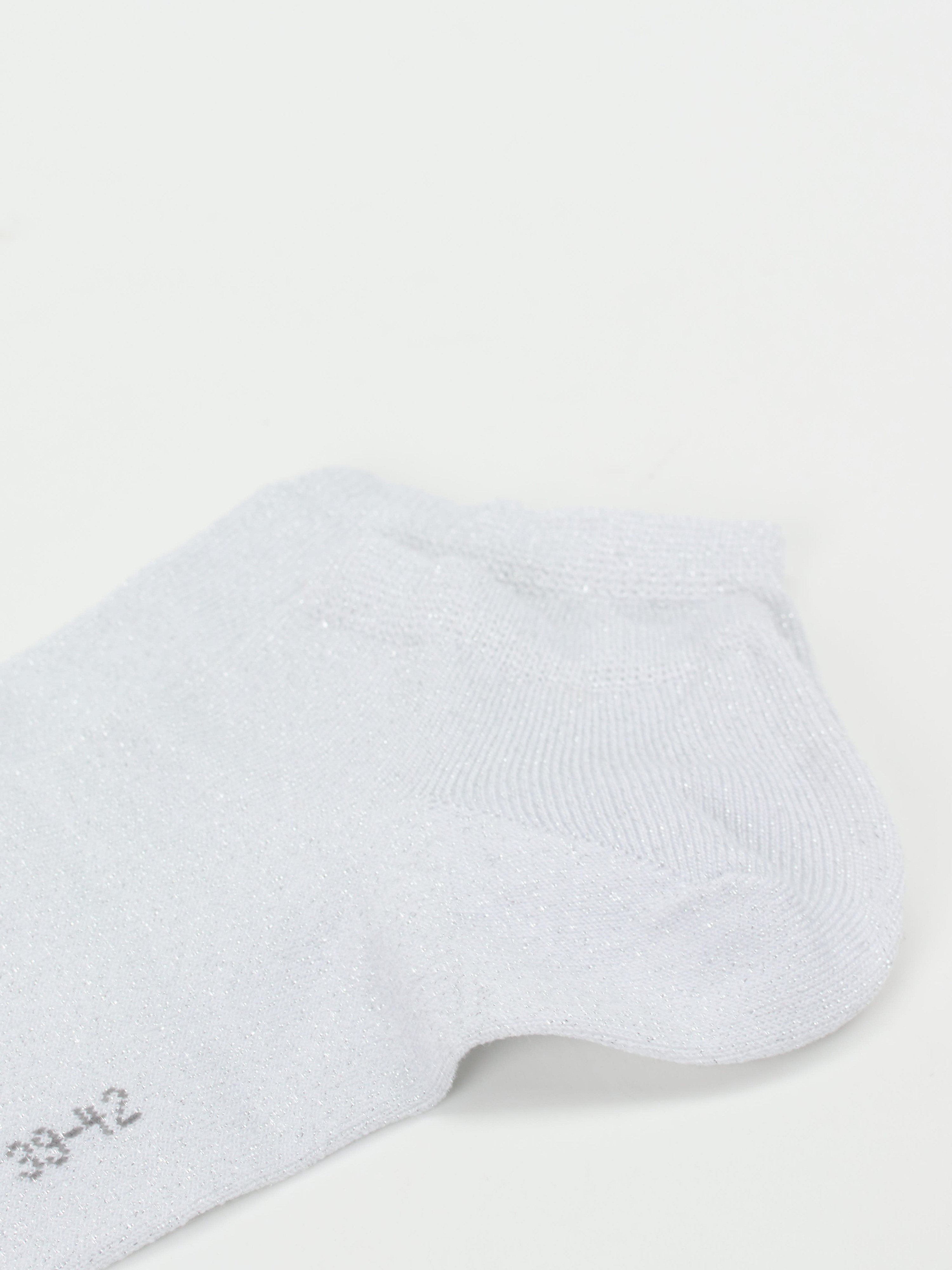 Shiny Damensneakersocken weiß 9192799003601