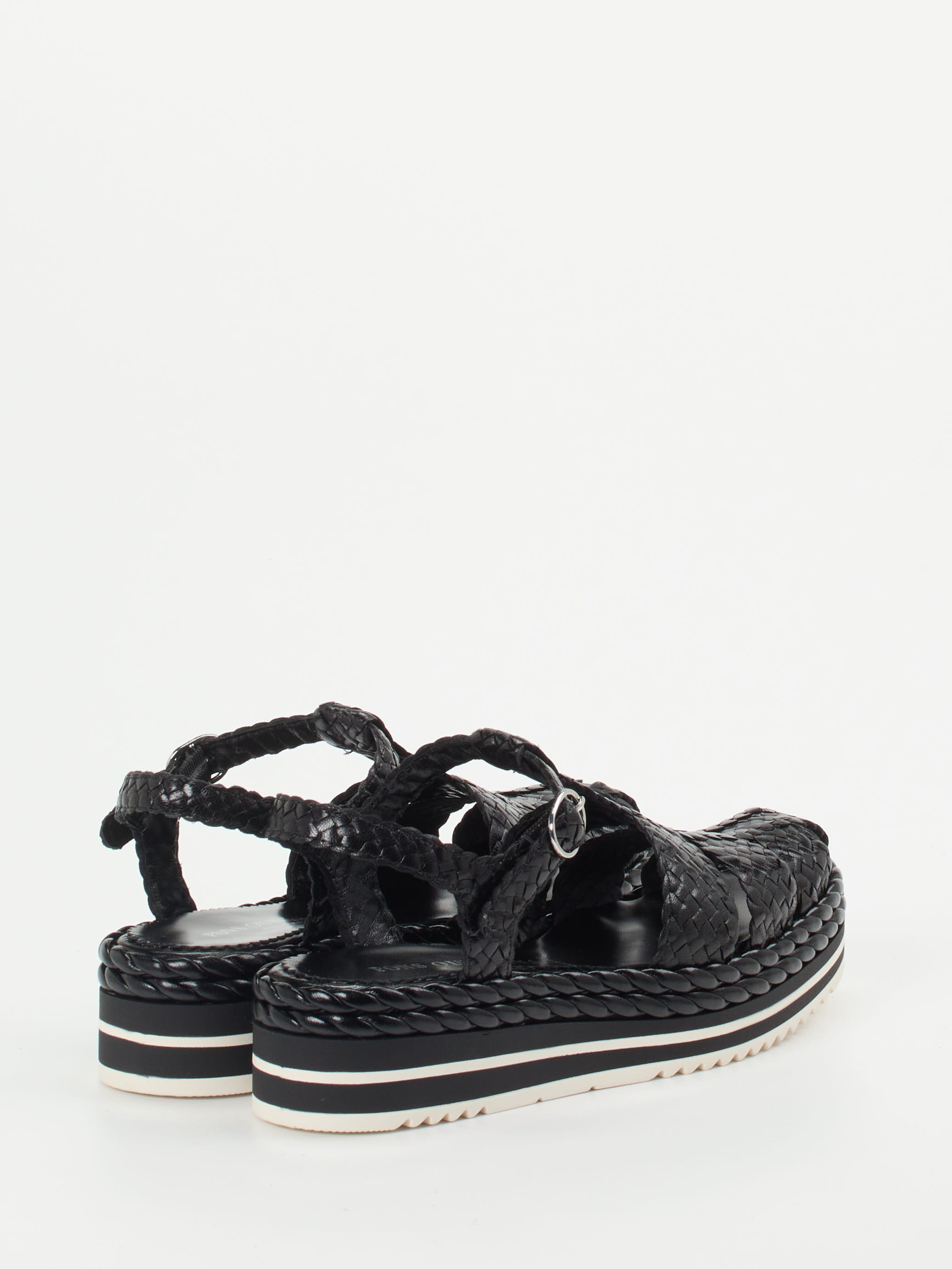 Plateau-Sandalette schwarz 1323009000103