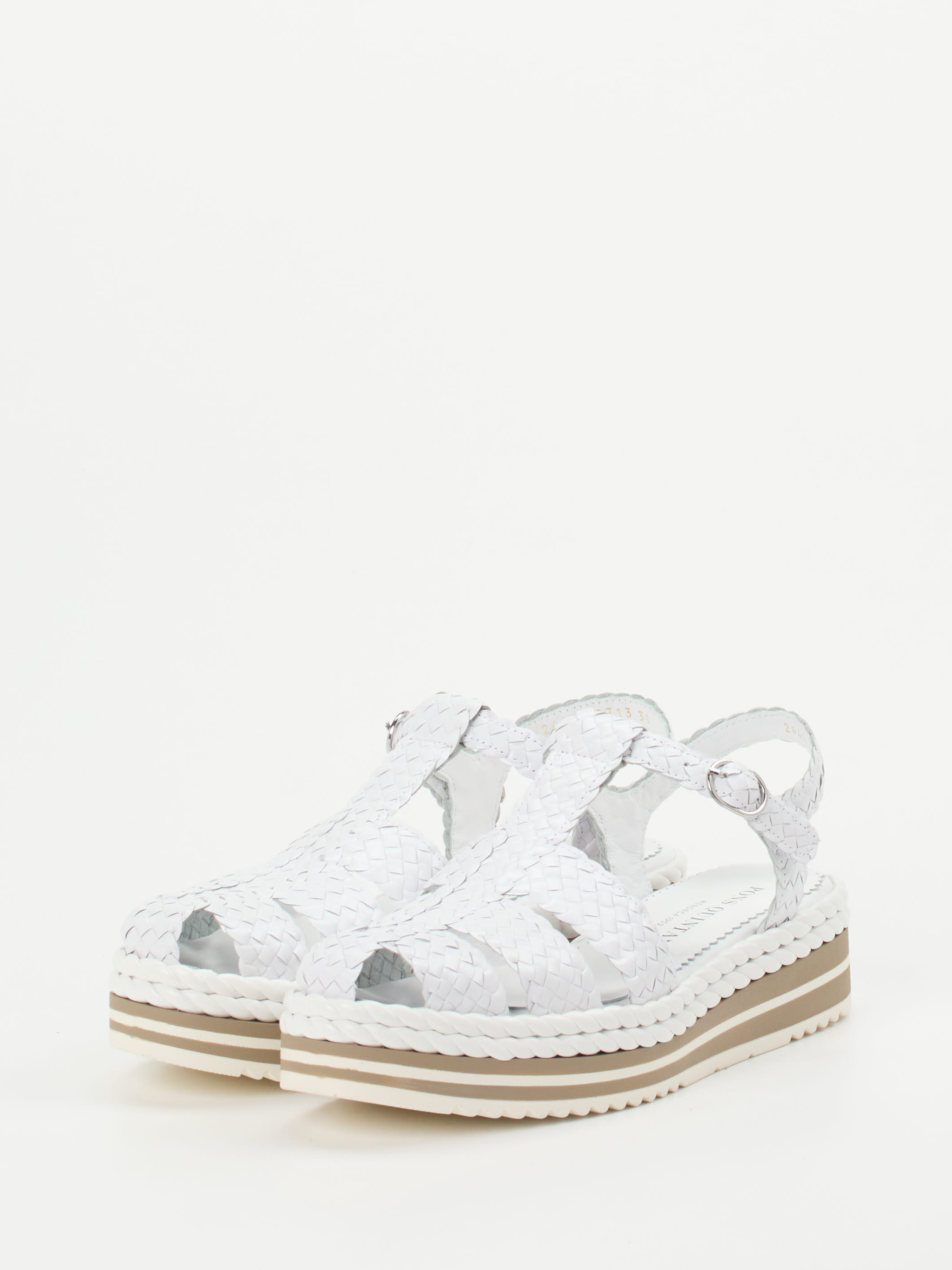 Plateau-Sandalette weiß 1323799000102