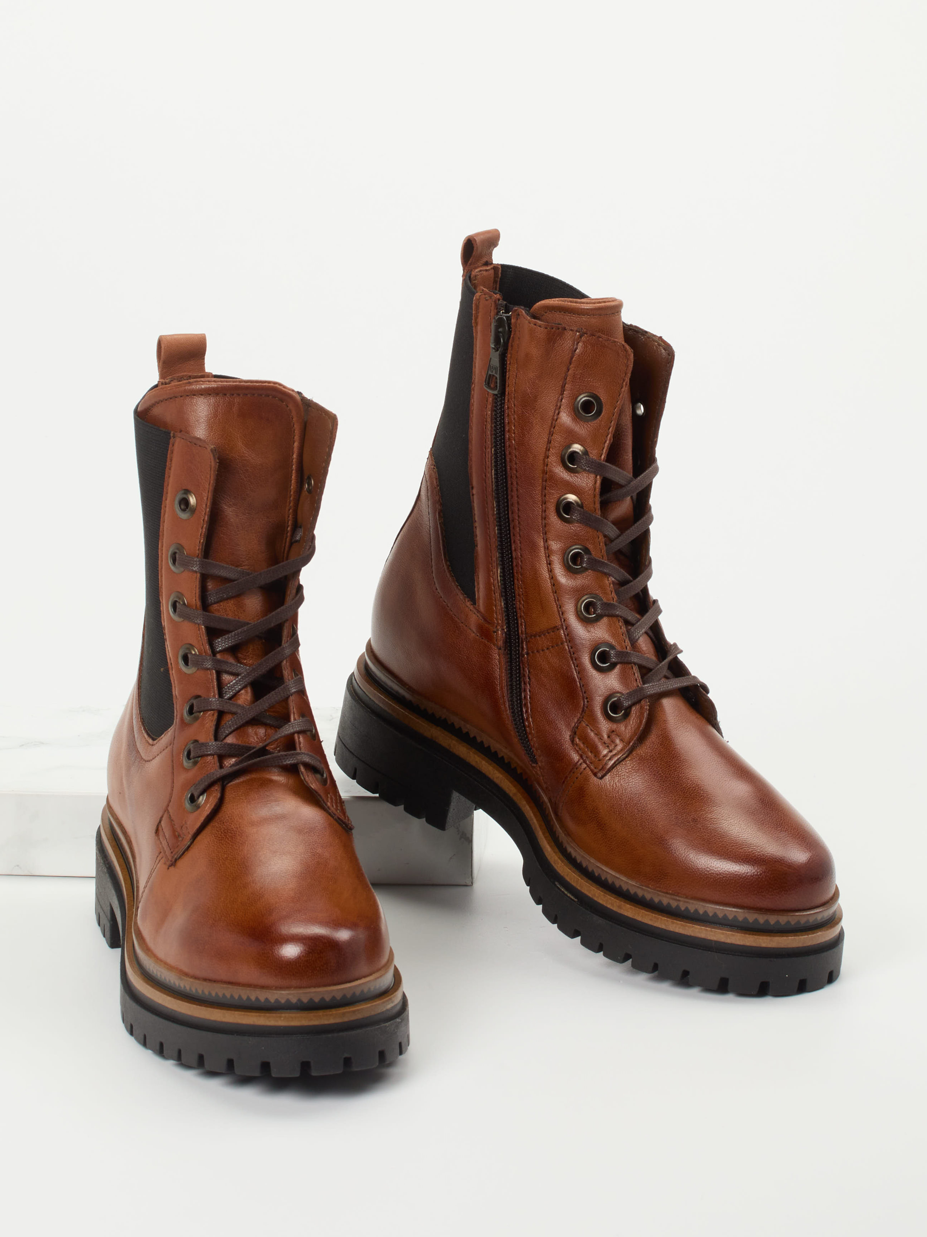 Schnürstiefelette braun 1725289001104