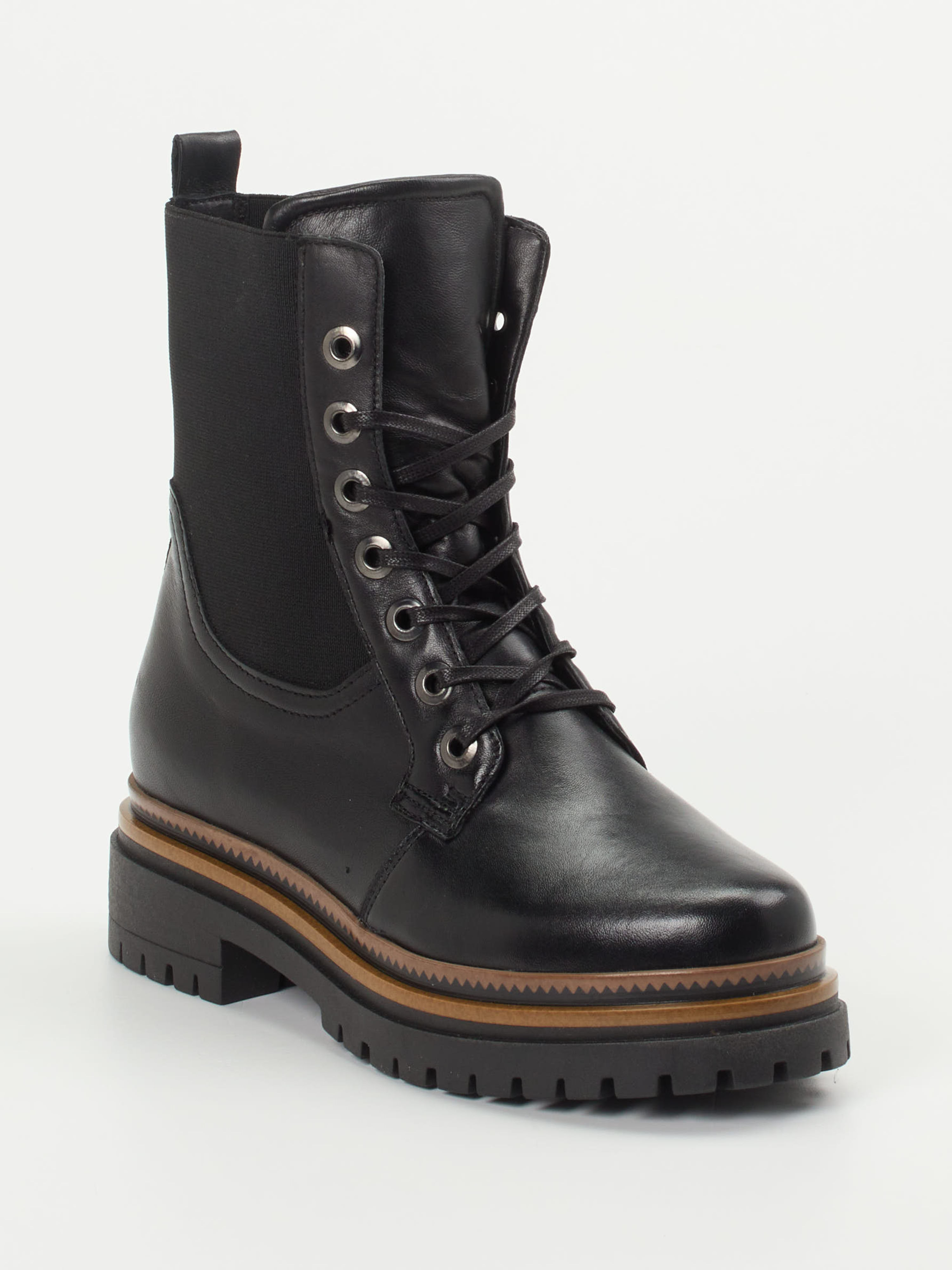 Schnürstiefelette schwarz 1725009008806