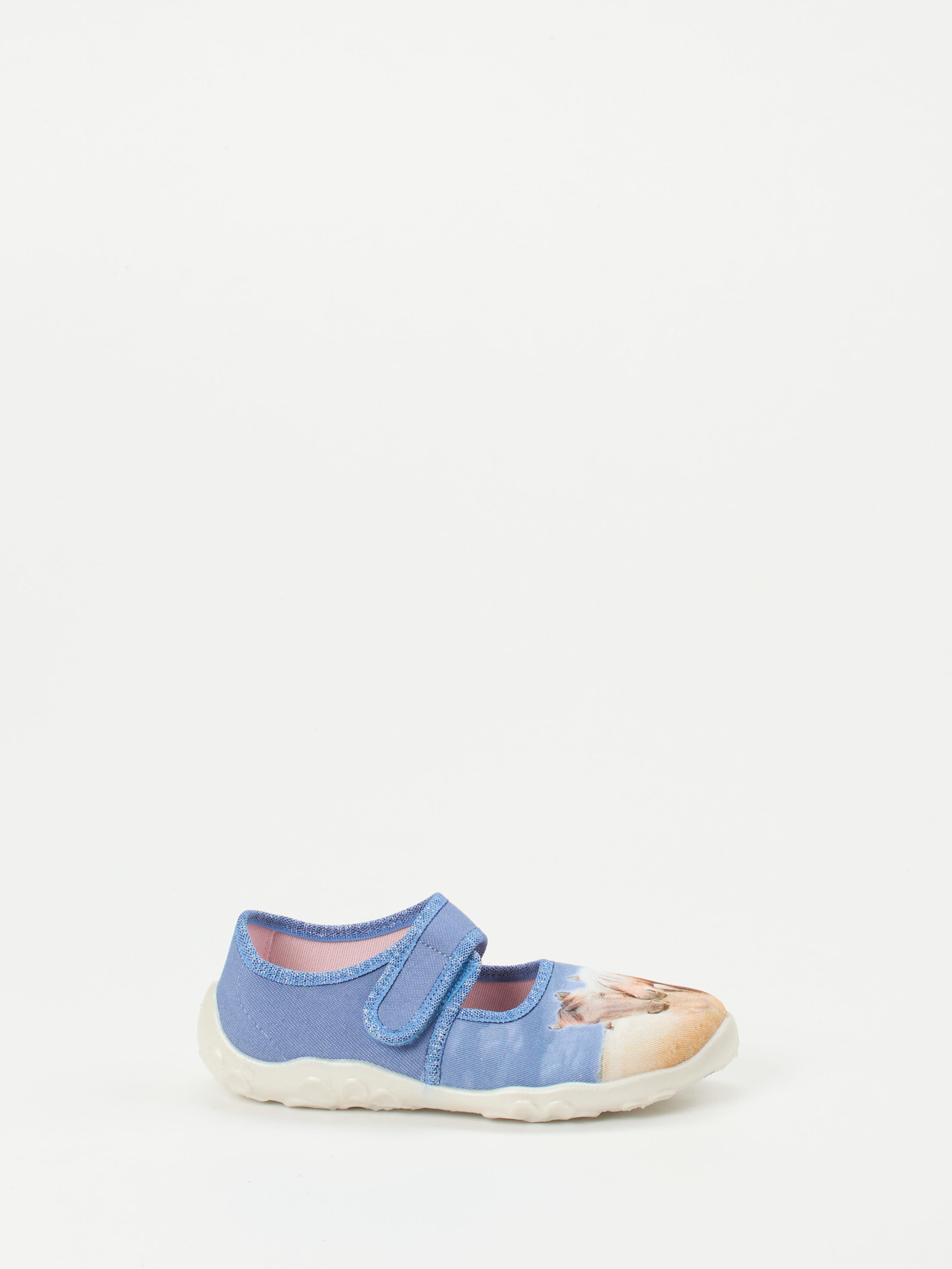 Kletthausschuh blau 7616159001301