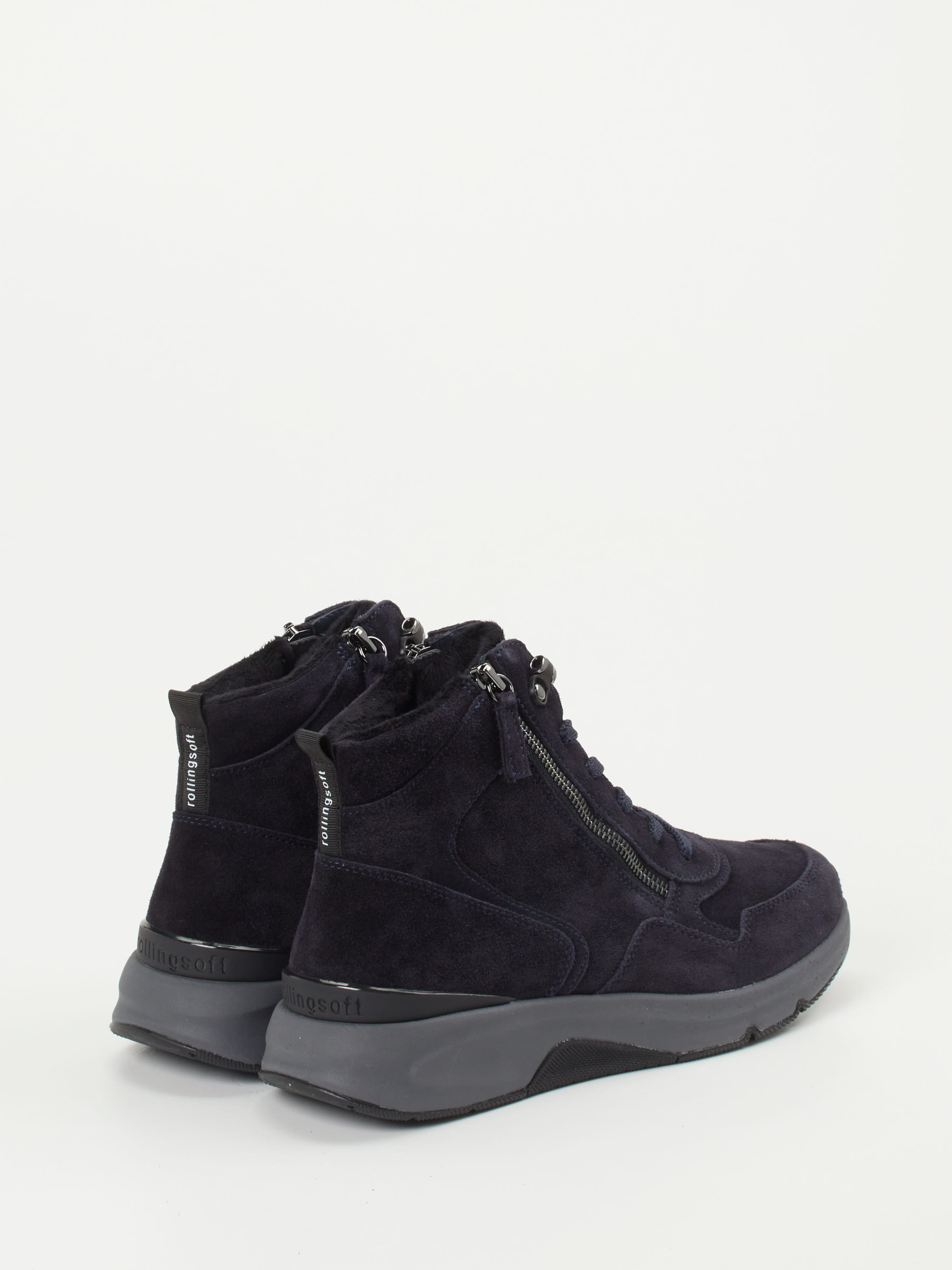 Schnürstiefelette blau 2751109011203