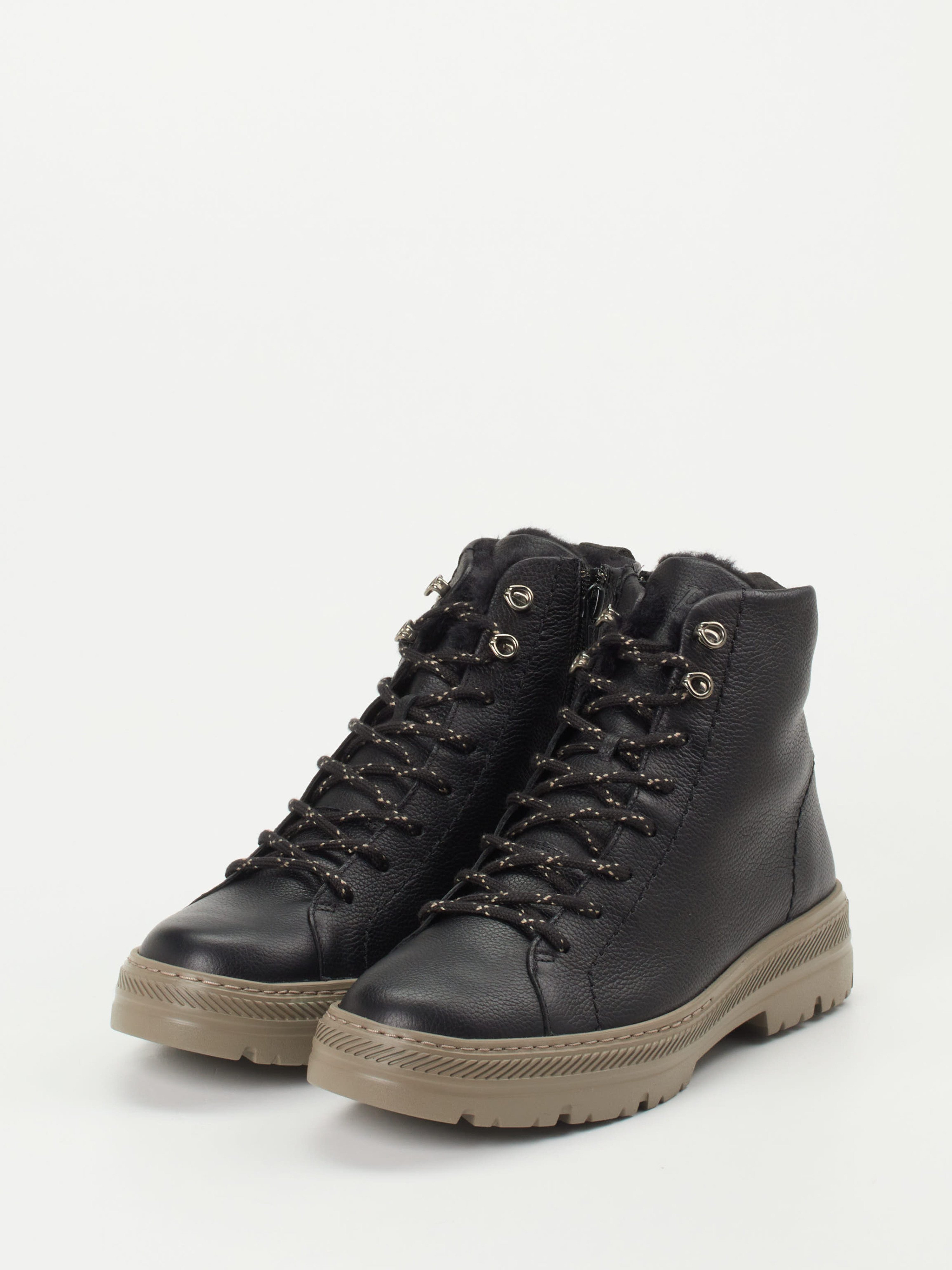 Schnürstiefelette schwarz 1803009003602