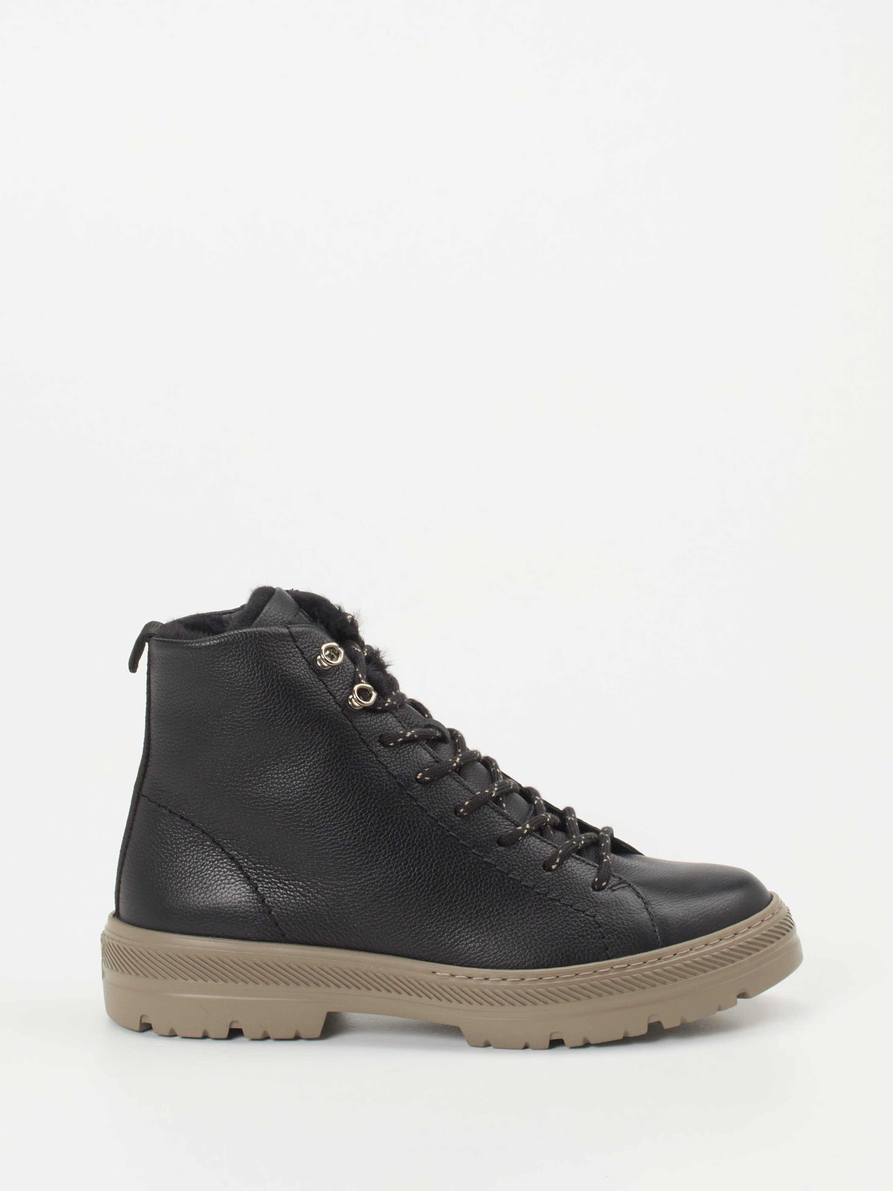 Schnürstiefelette schwarz 1803009003601