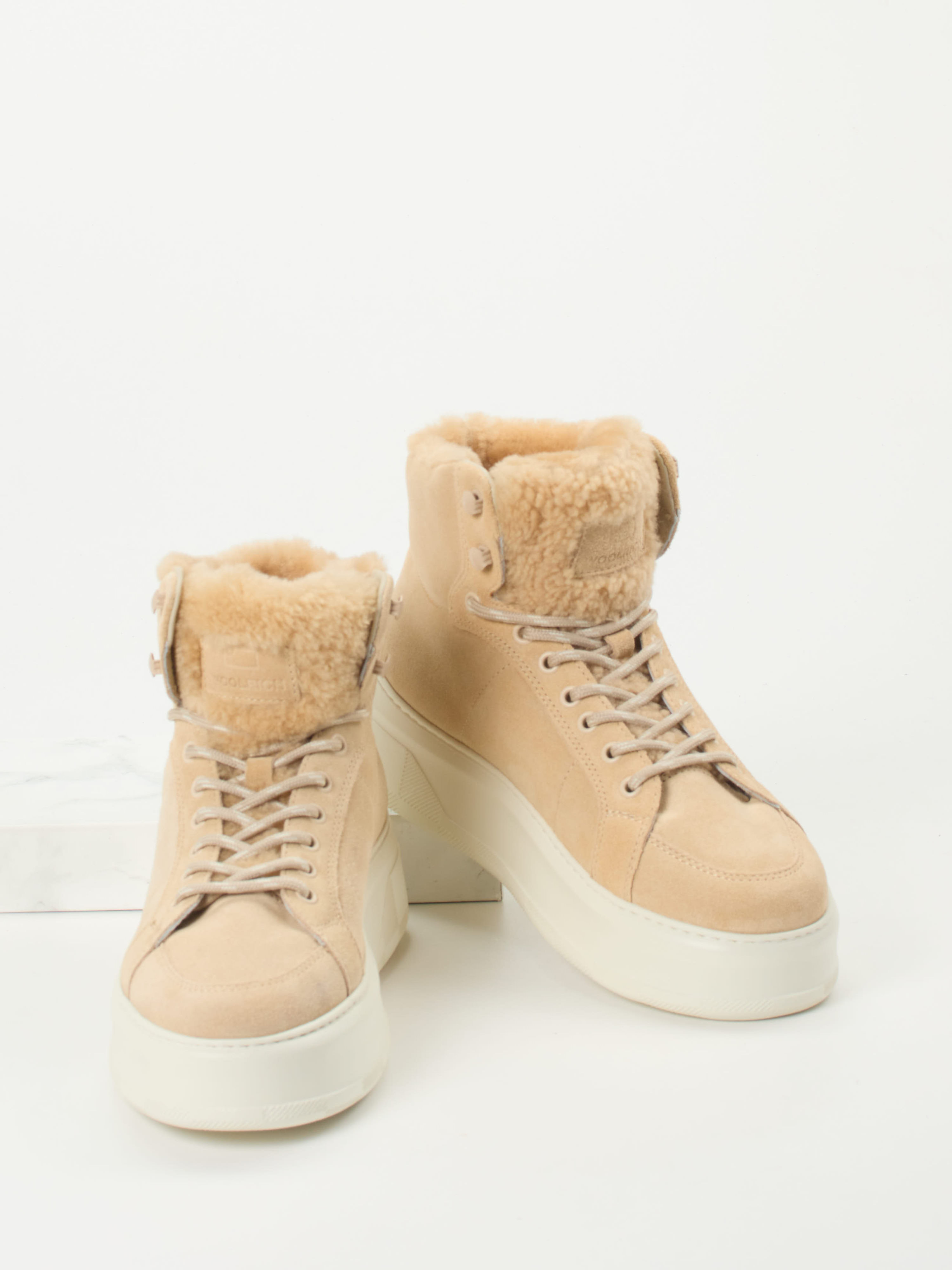 Schnürstiefelette beige 1825359000304