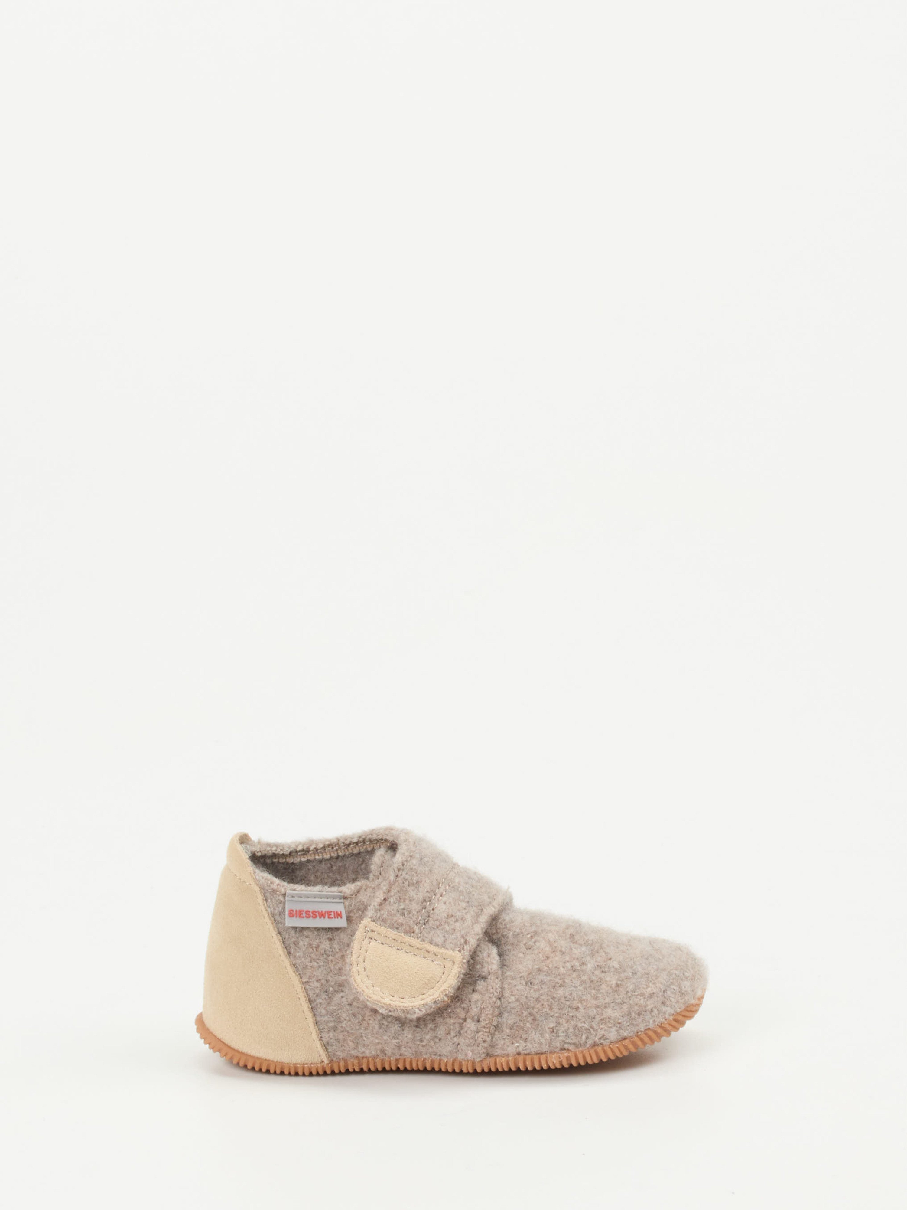 Hausschuh Klett hoch Wa-Fu beige 7672359000101
