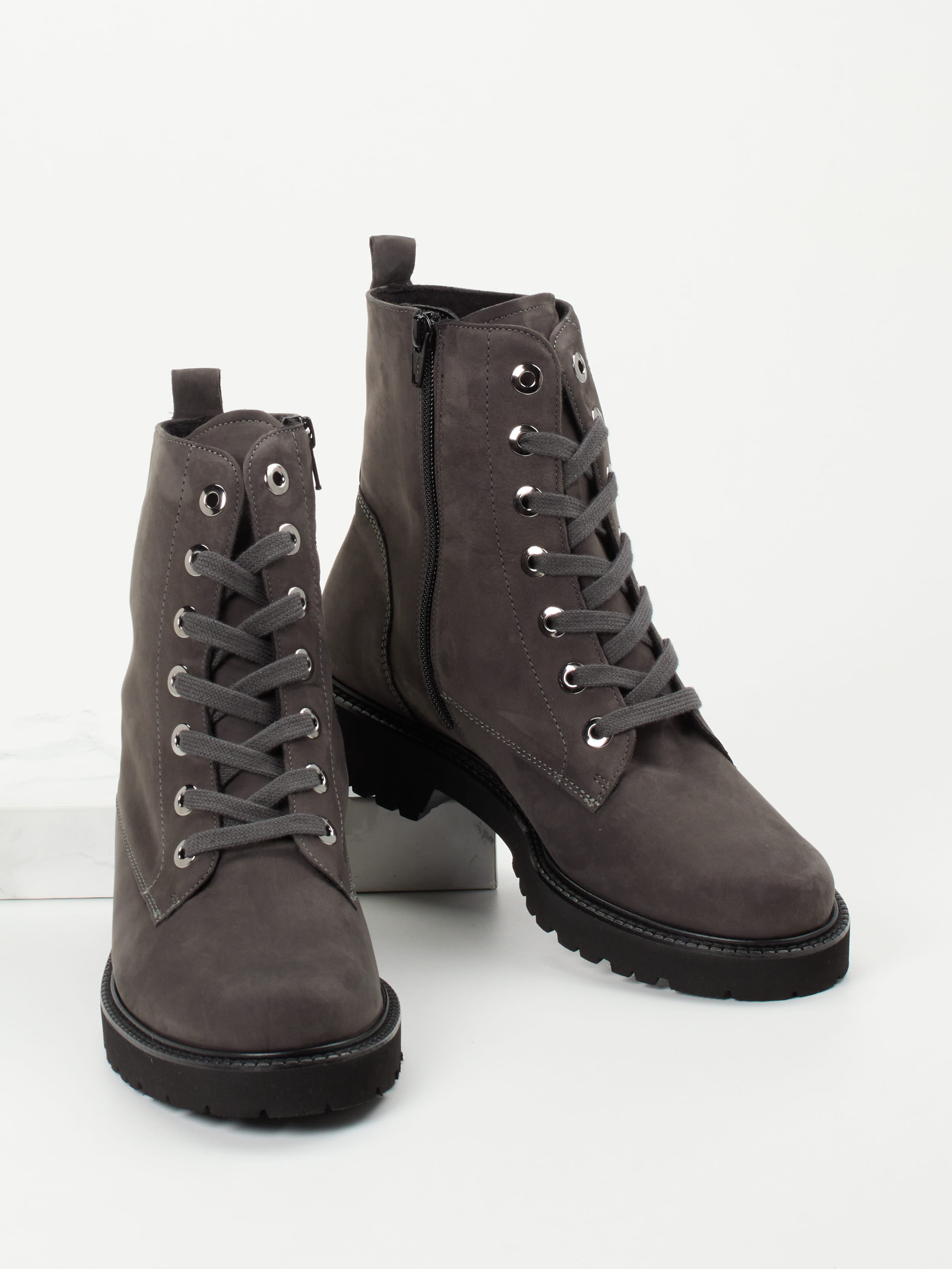 Schnürstiefelette grau 2751409002804