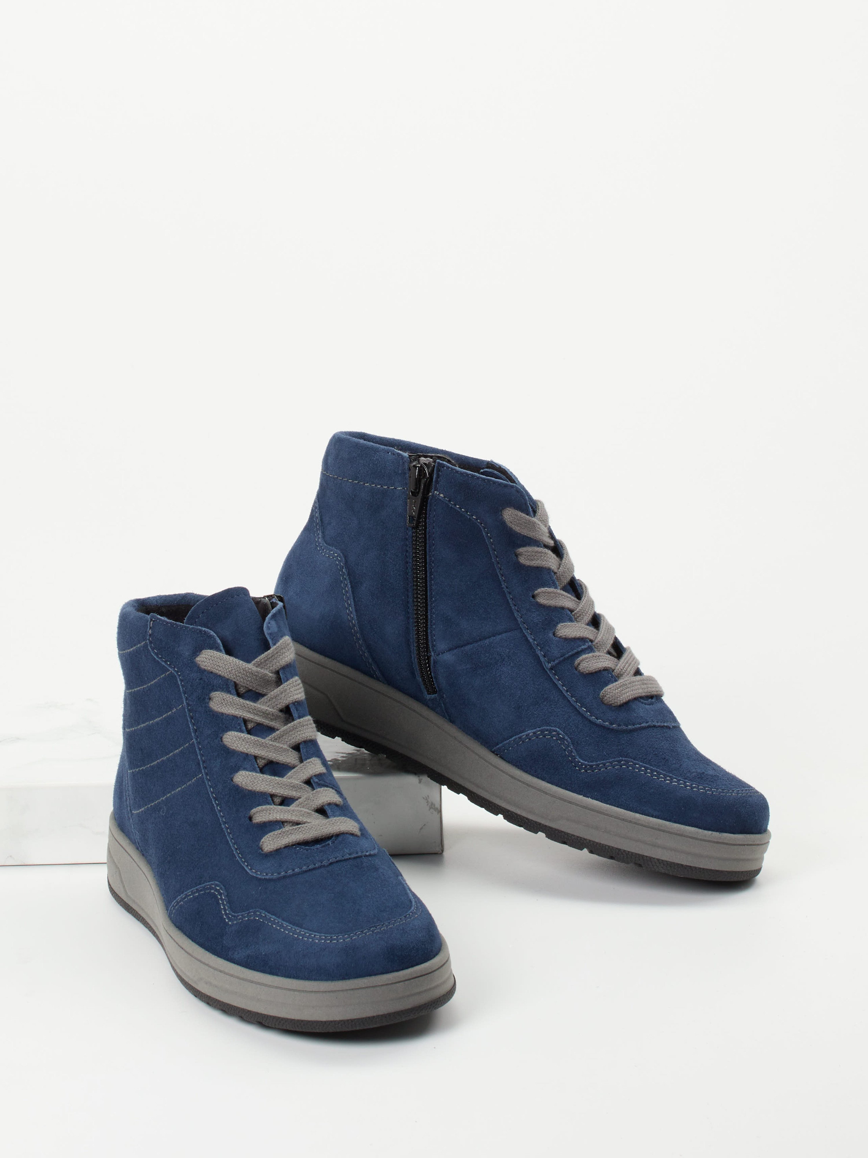 Schnürstiefelette blau 2751159002304
