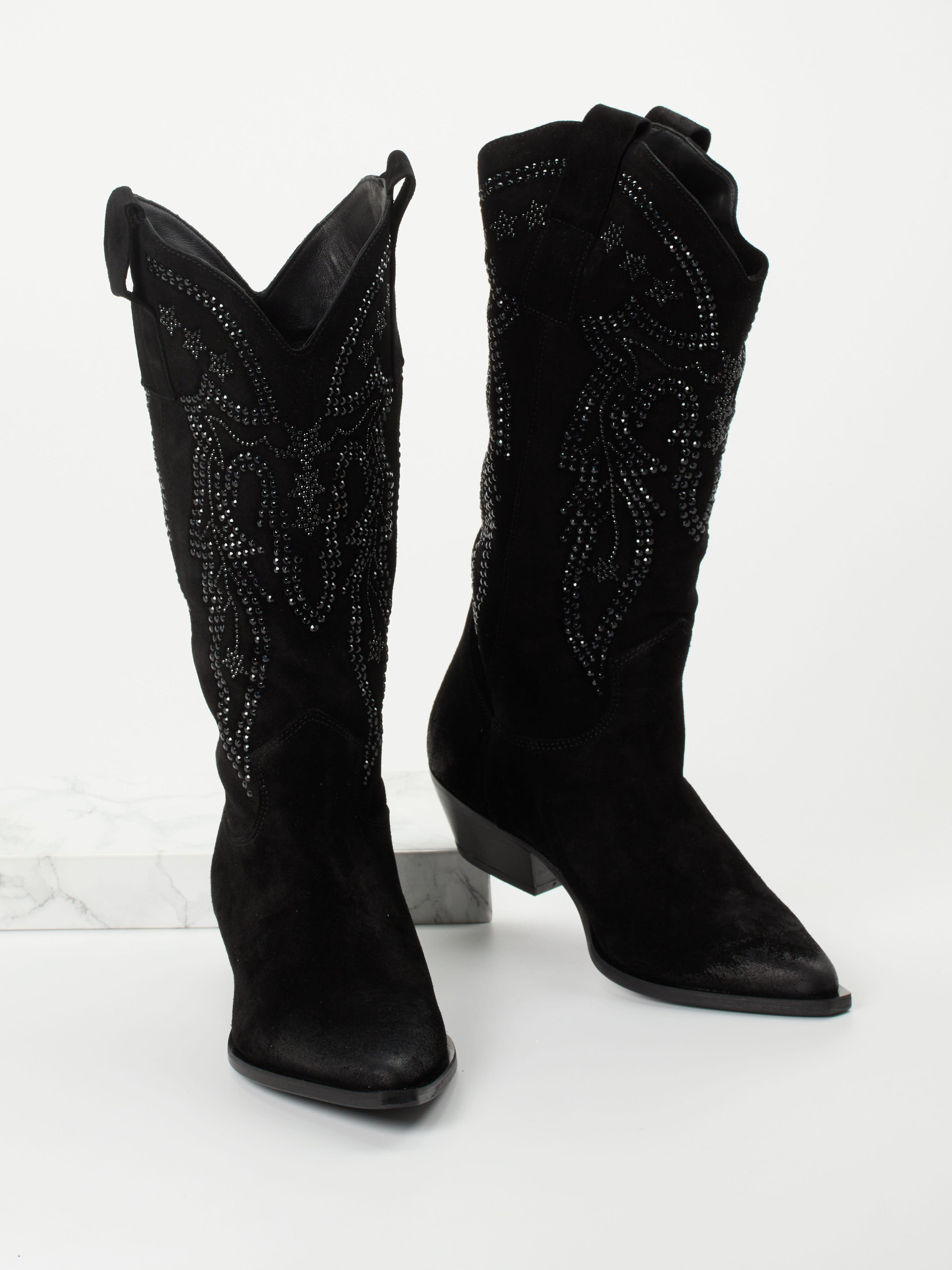 Cowboyboots schwarz 1755009005304