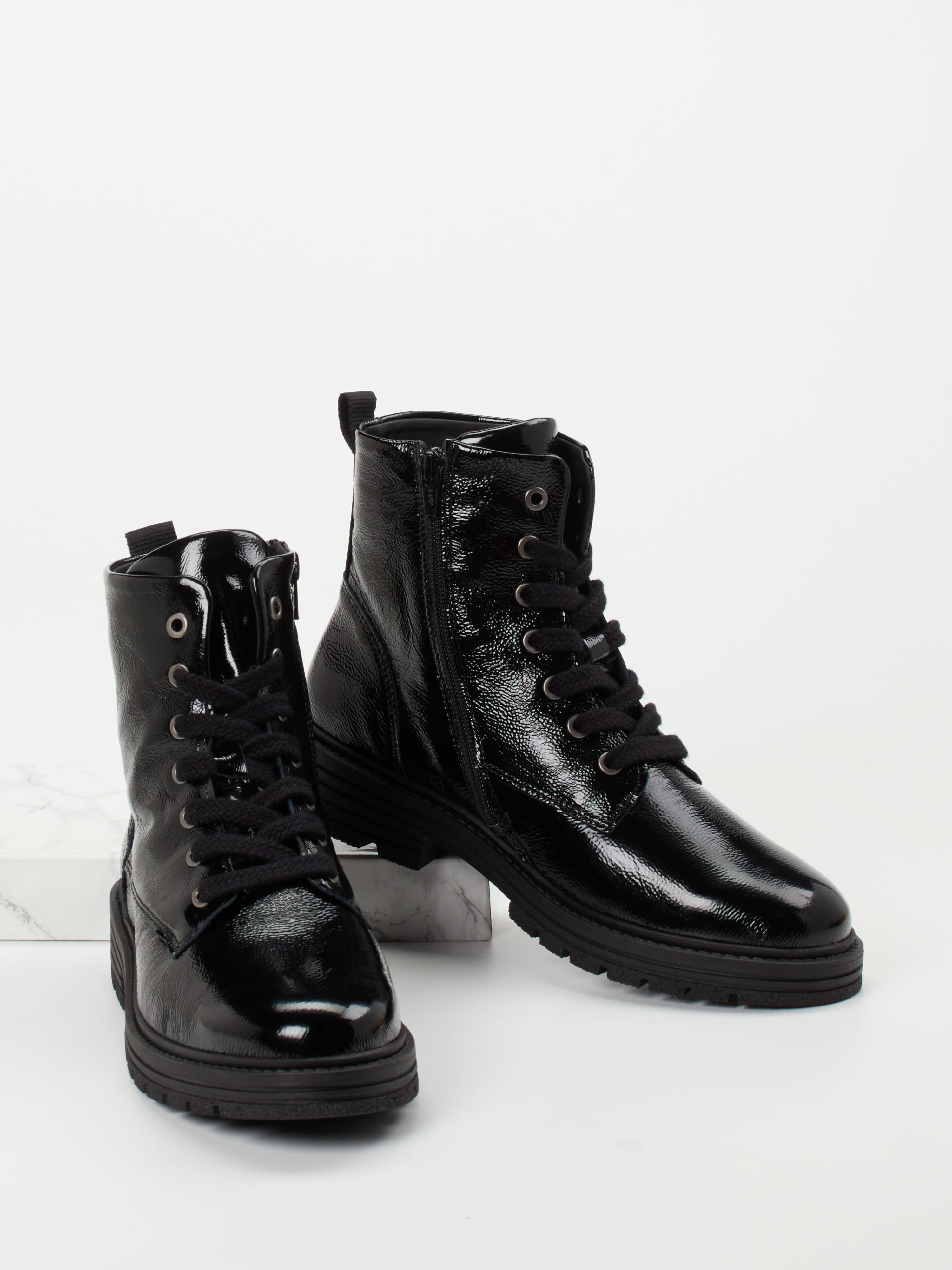 Schnürstiefelette schwarz 2751009033504