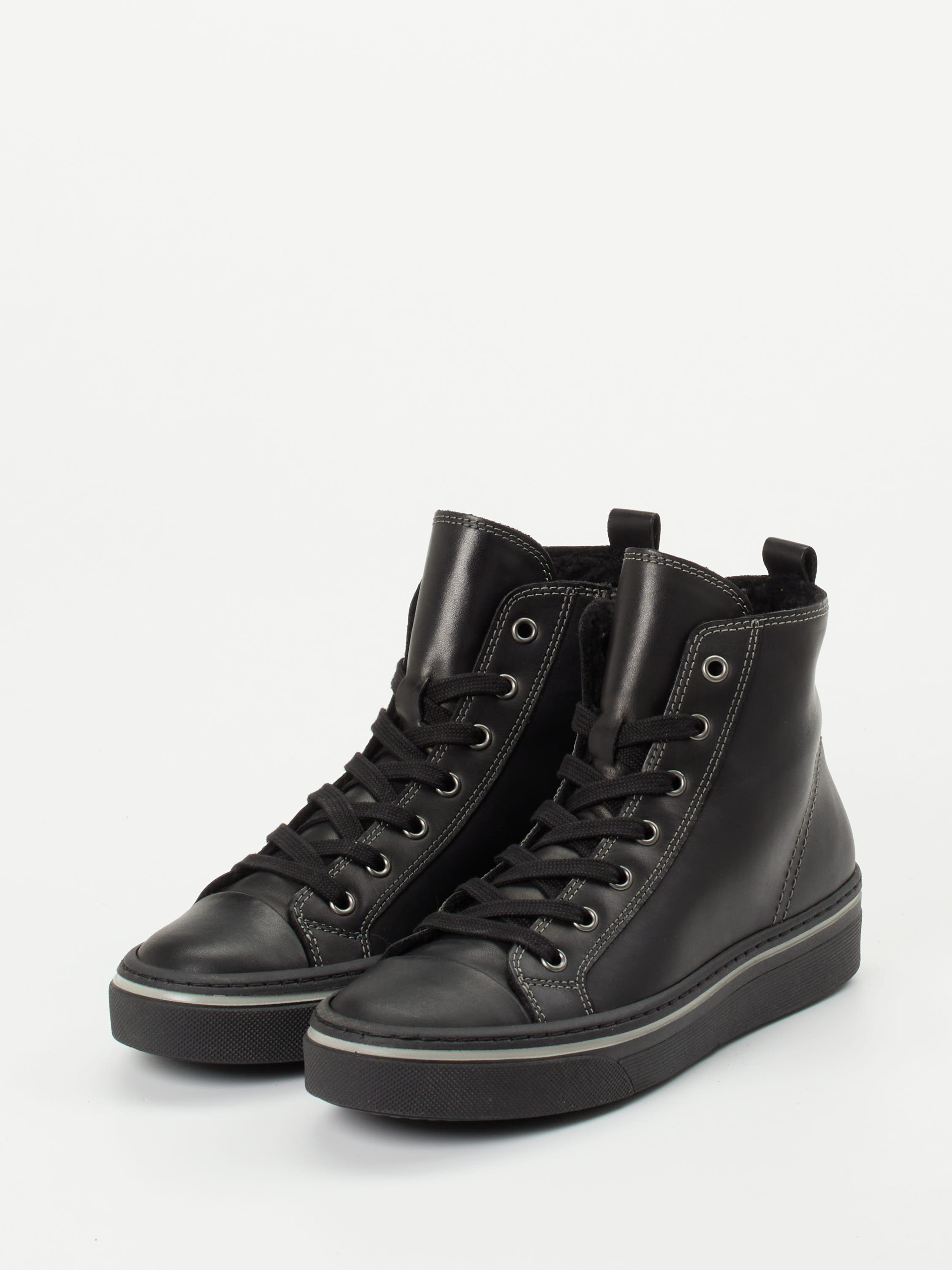 Schnürstiefelette schwarz 1803009003502