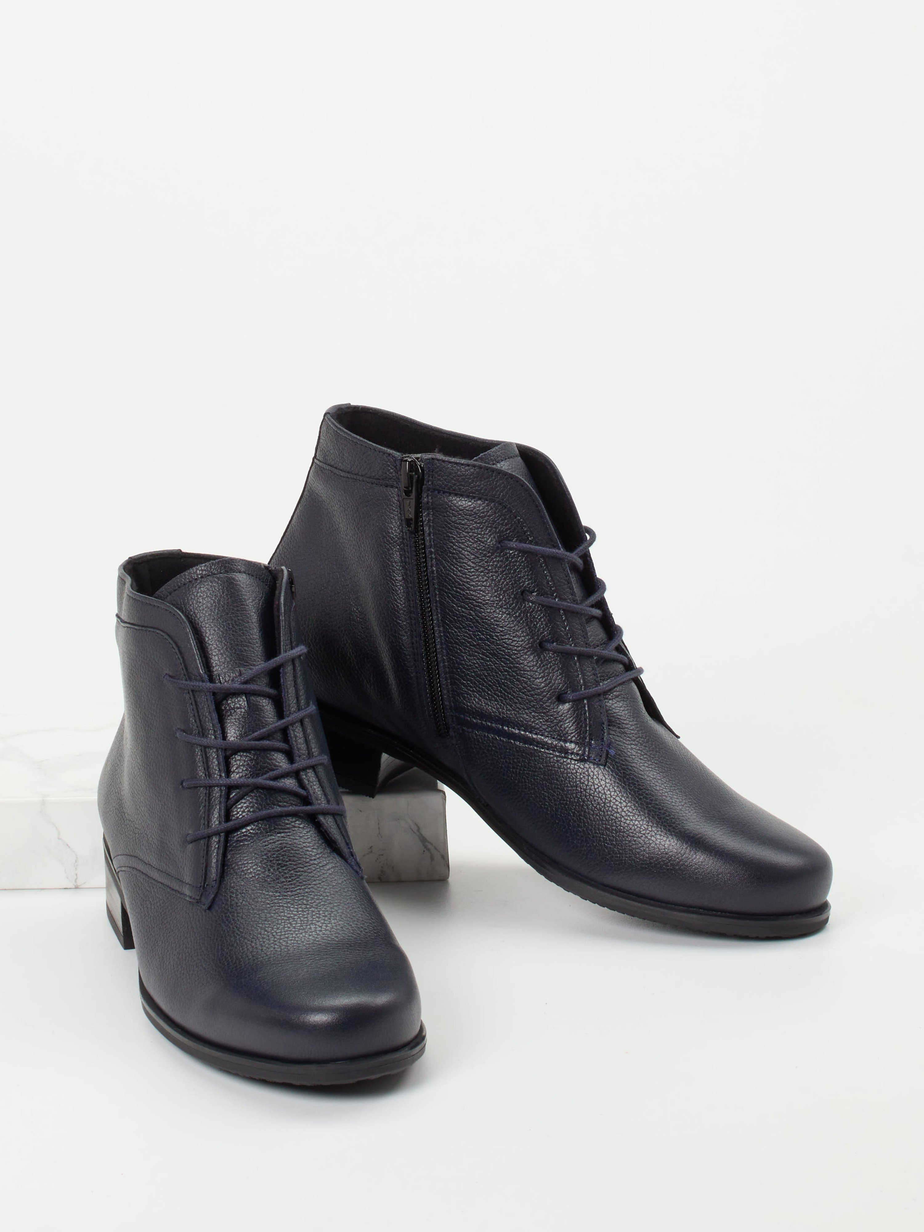 Schnürstiefelette blau 2751109011504
