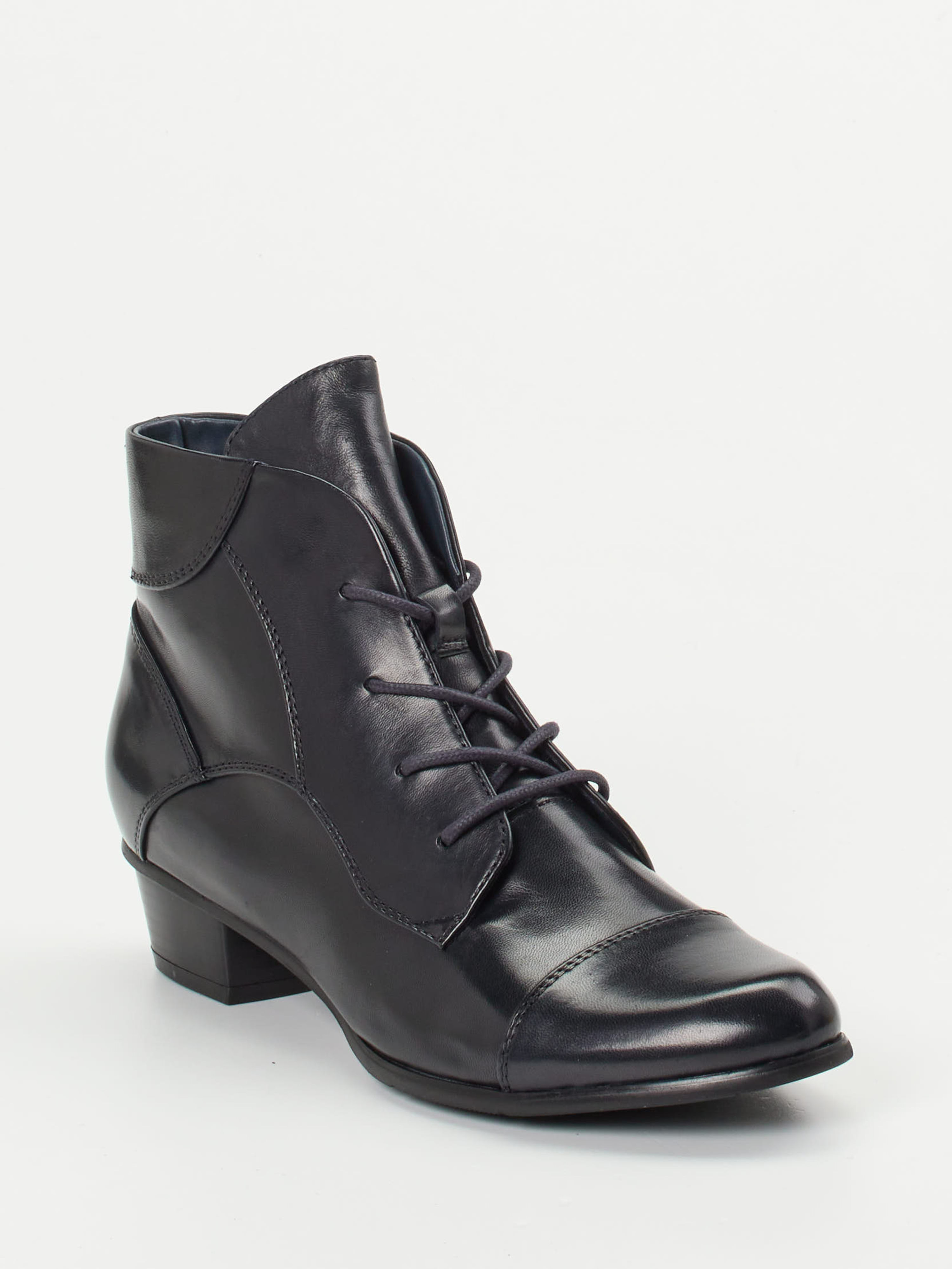 Schnürstiefelette blau 1703109002606