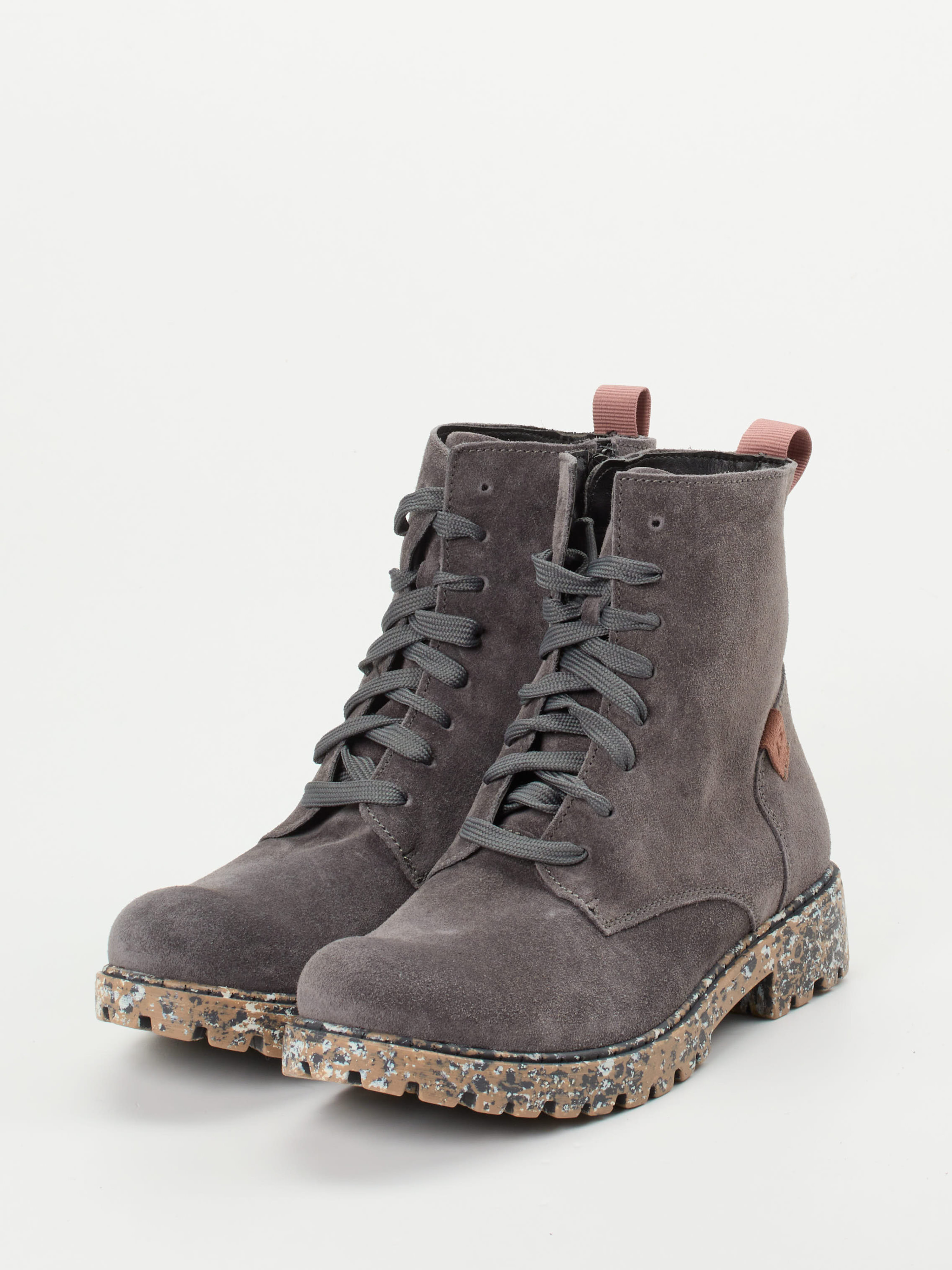 Schnürstiefelette grau 1723459000702