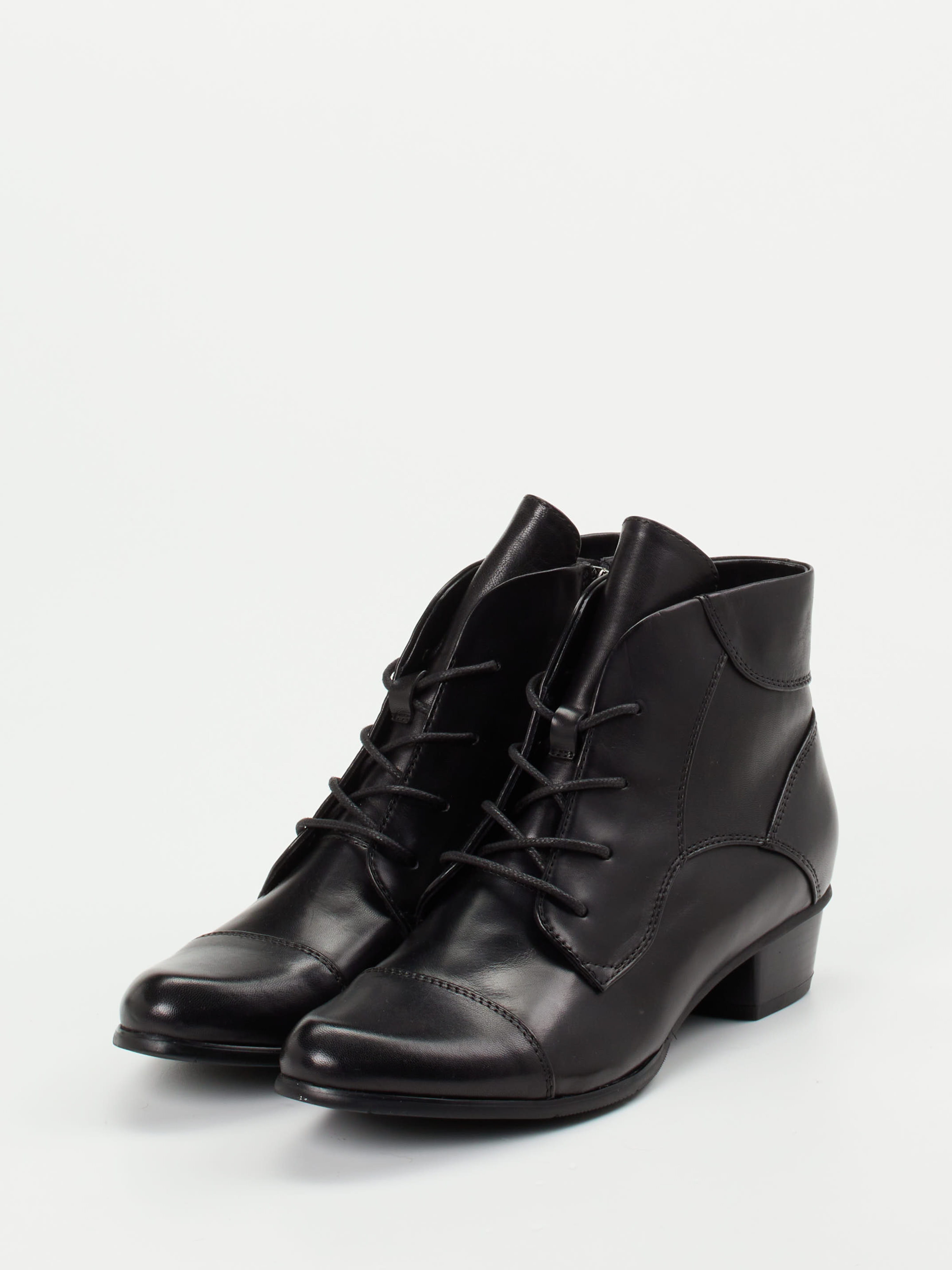 Schnürstiefelette schwarz 1703009016002