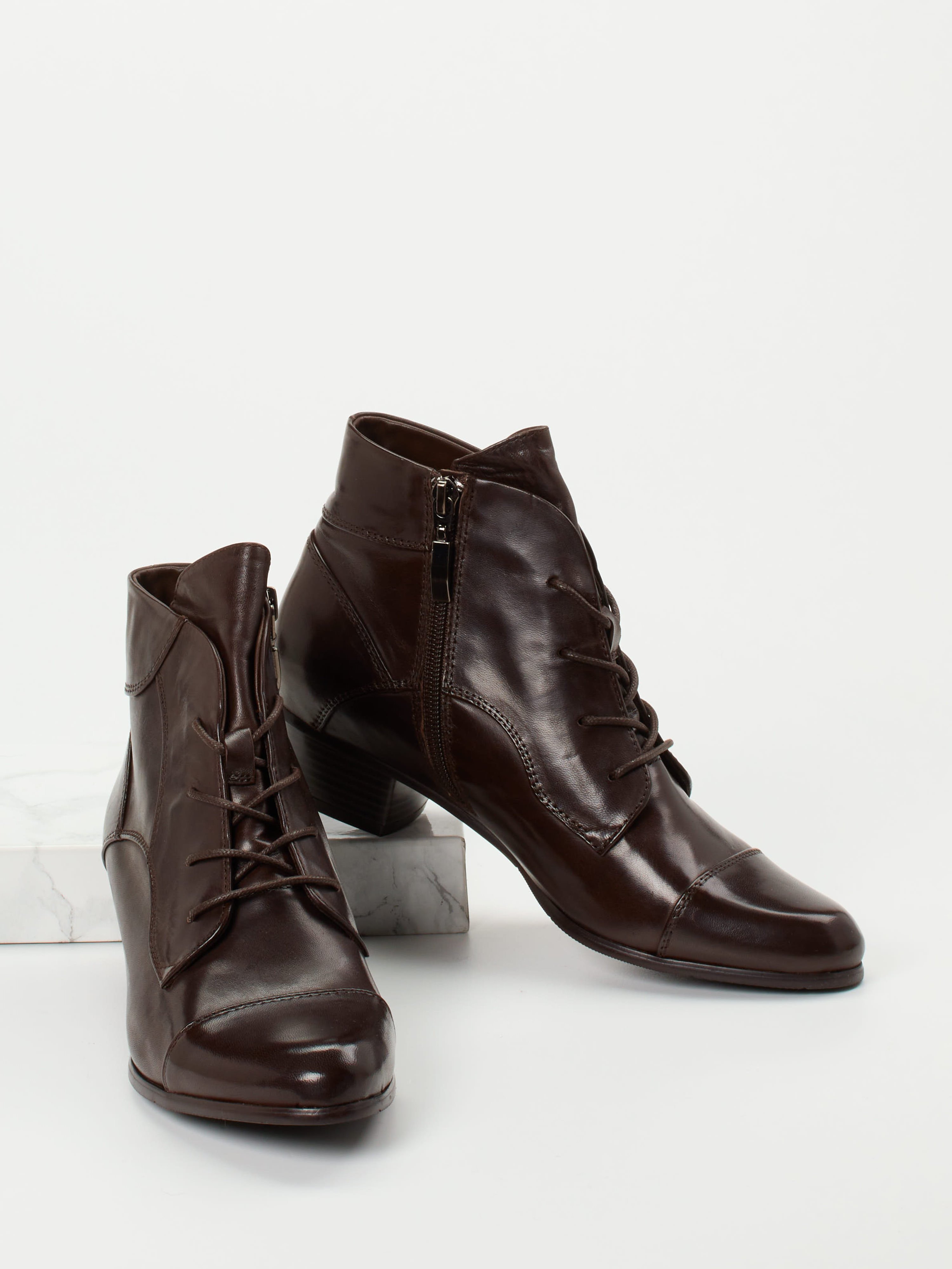 Schnürstiefelette braun 1703209001304