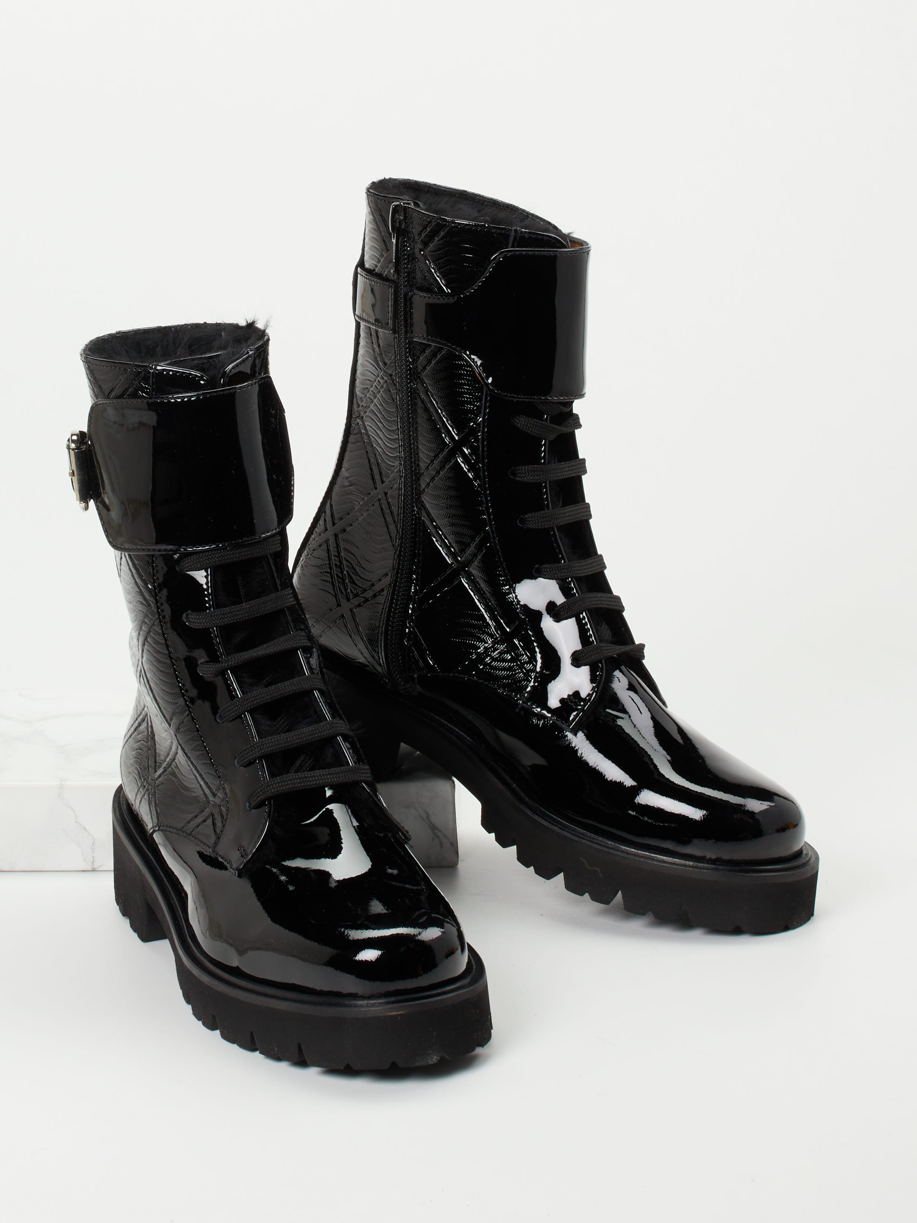 Schnürstiefelette schwarz 1823009009804