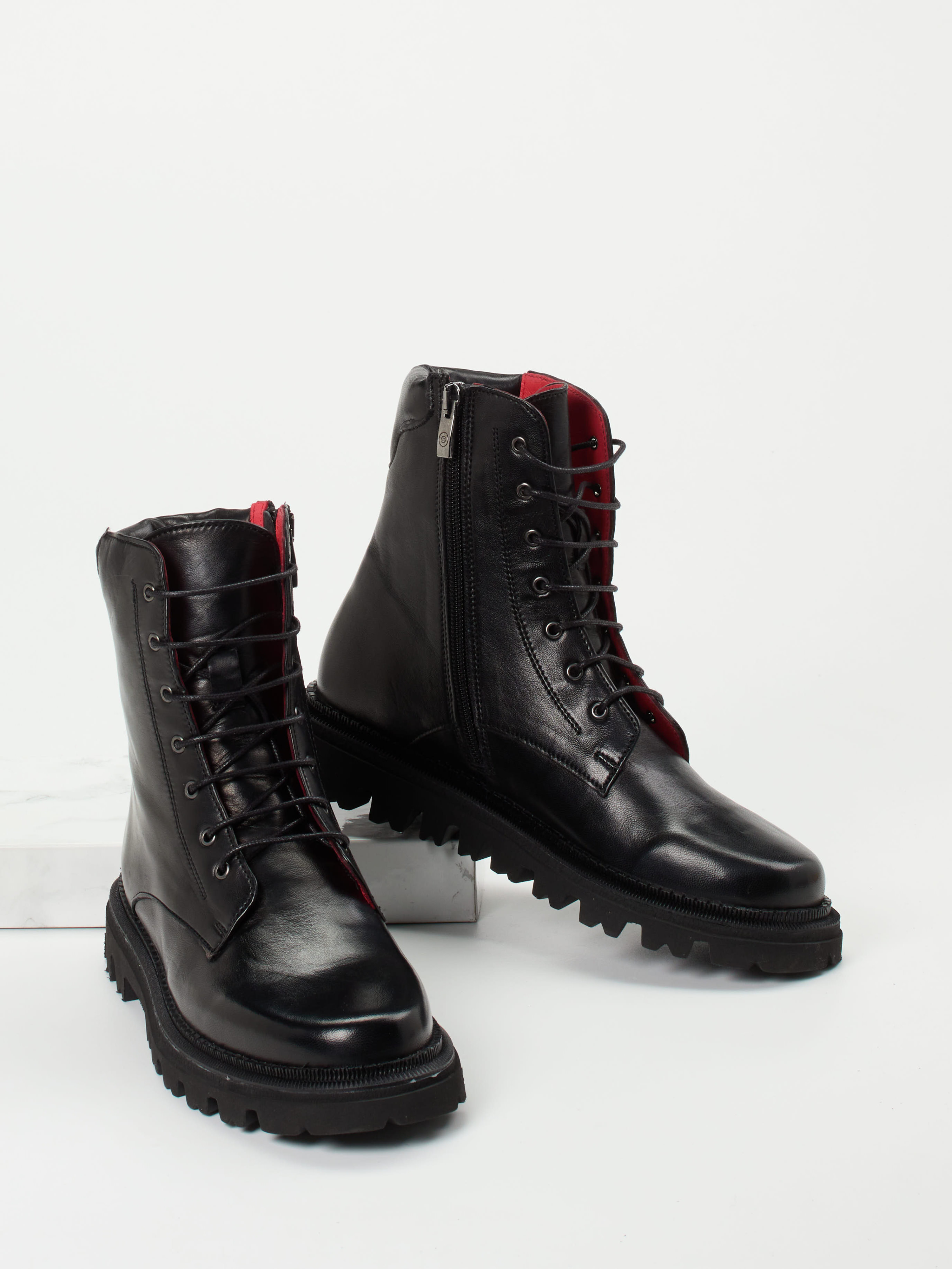 Schnürstiefelette schwarz 1723009016604