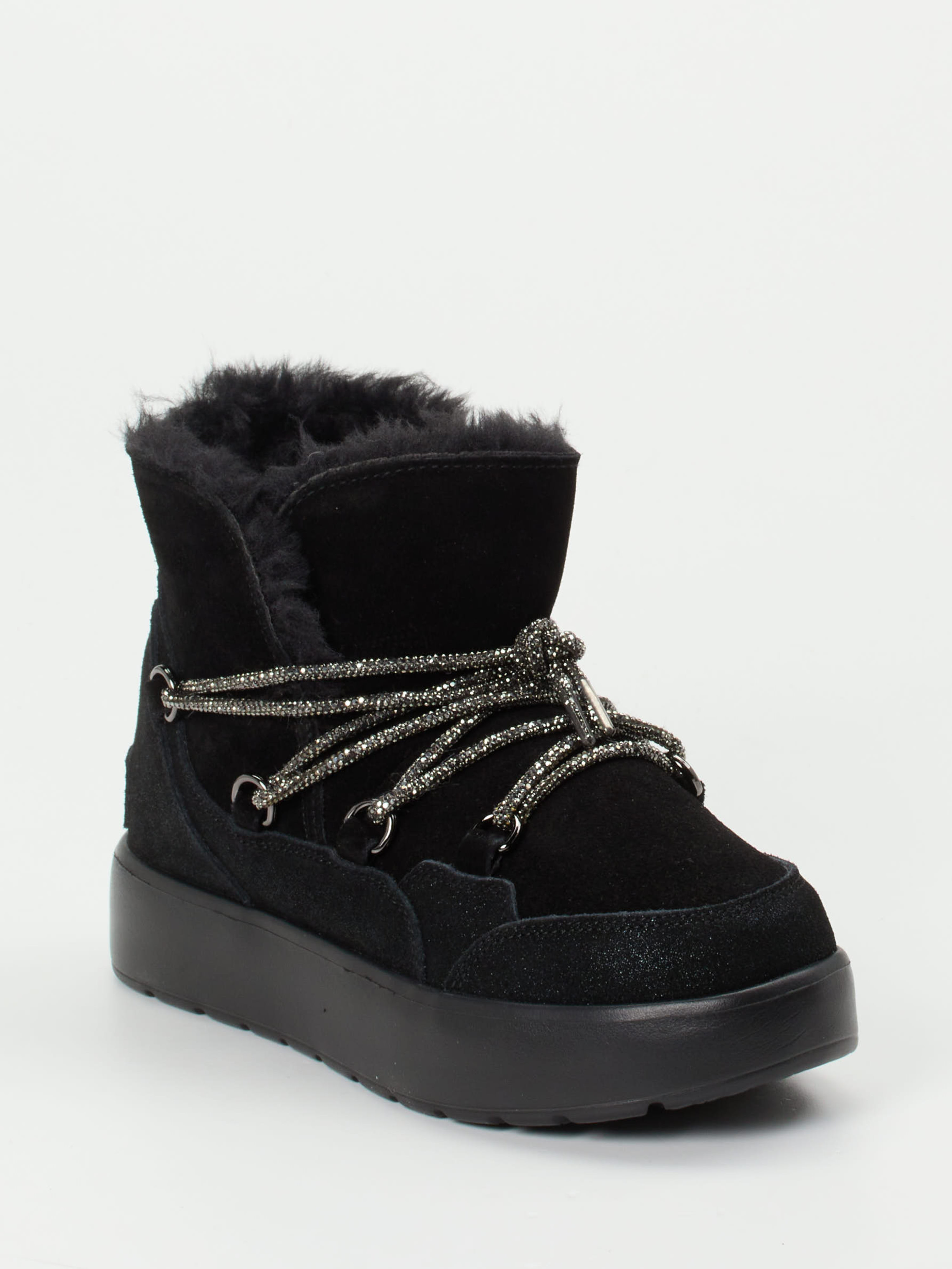 Schnürstiefelette schwarz 1805009000906