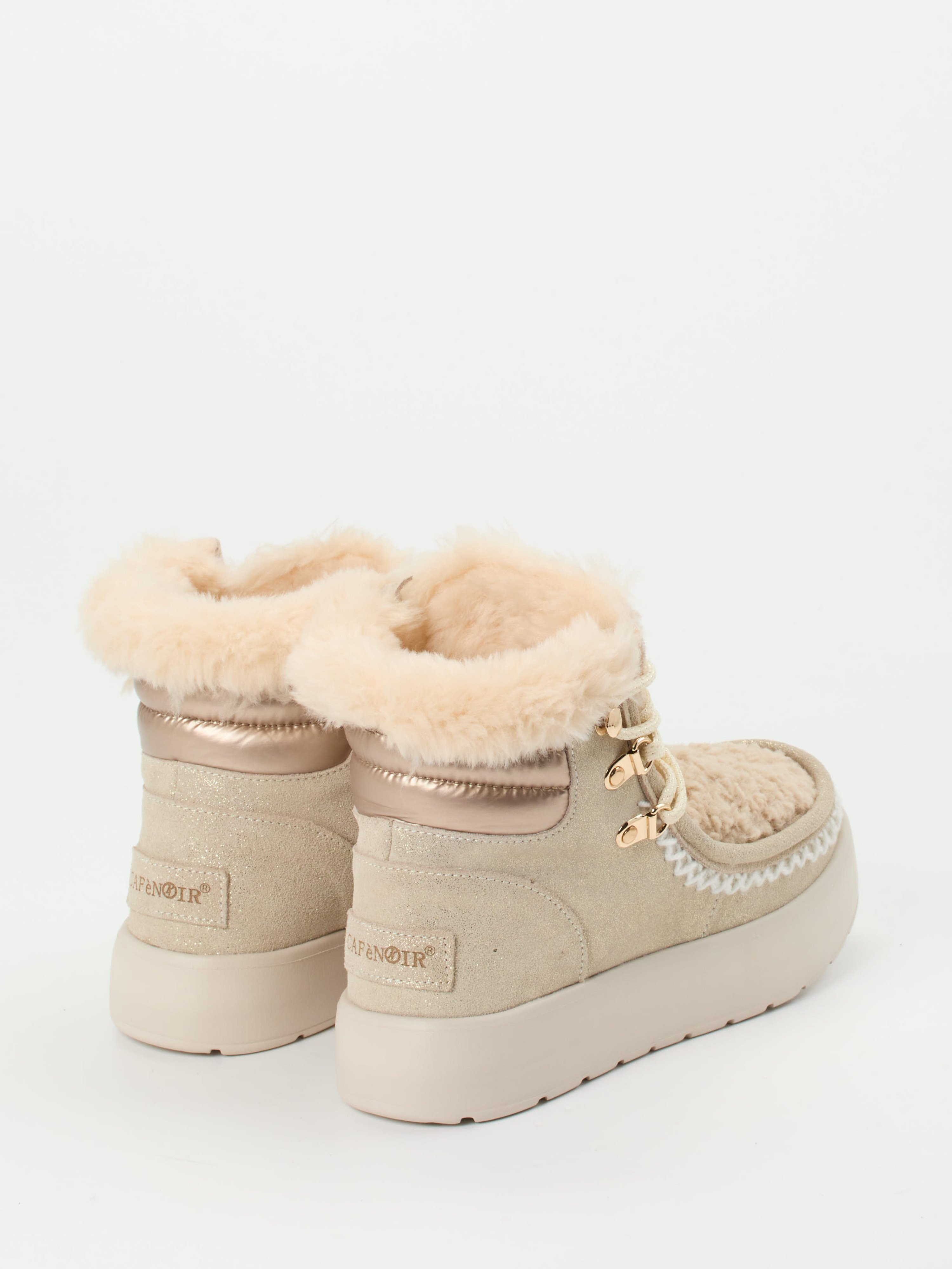 Schnürstiefelette beige 1805399000103
