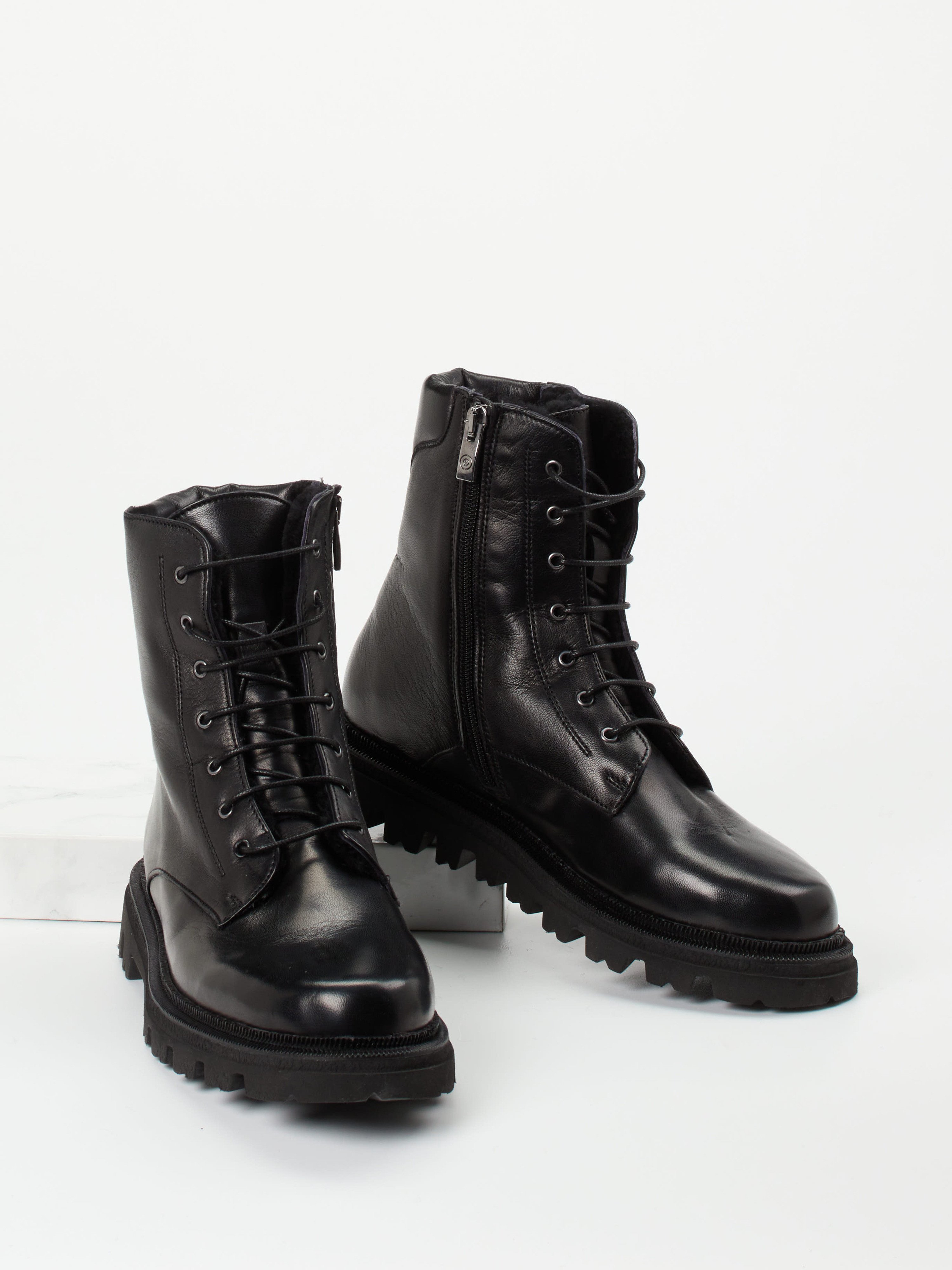 Schnürstiefelette schwarz 1823009009704
