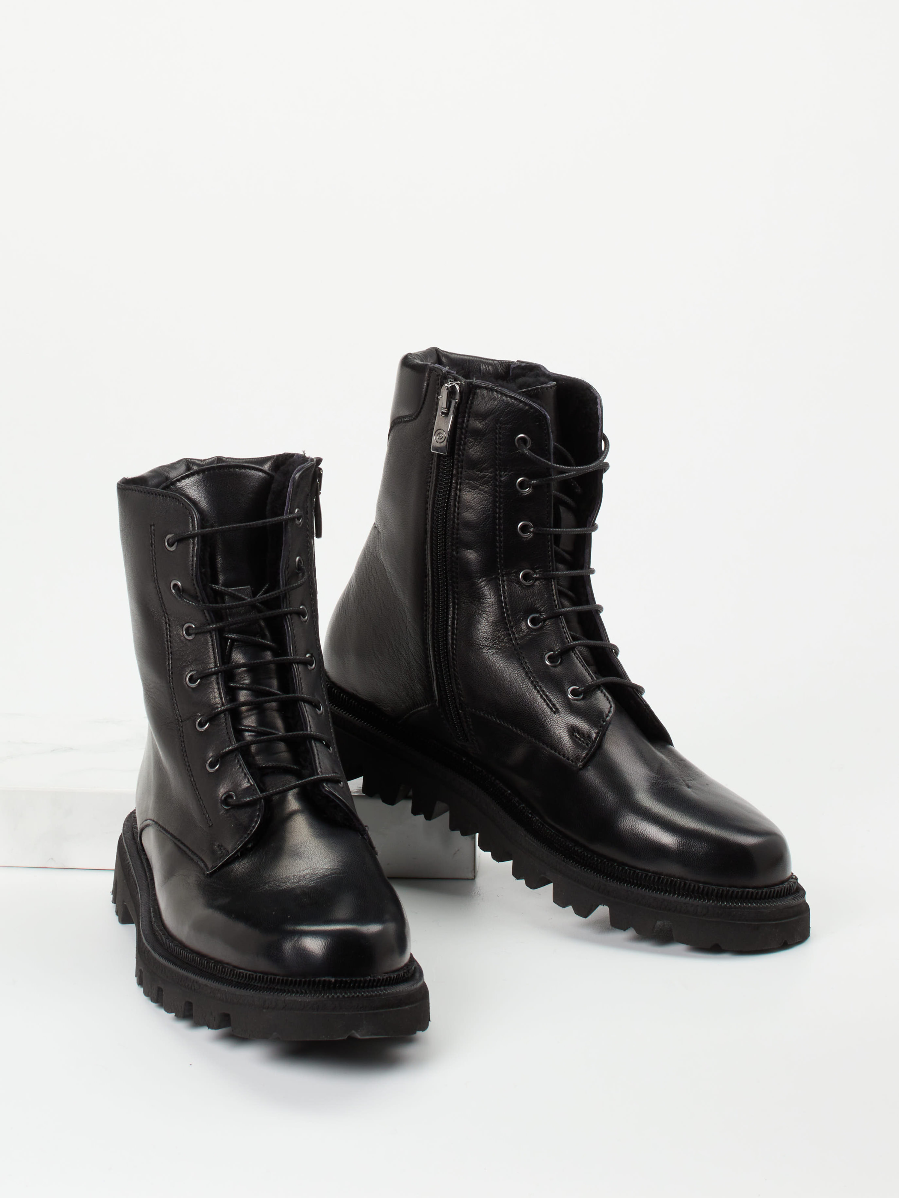 Schnürstiefelette schwarz 1823009009704