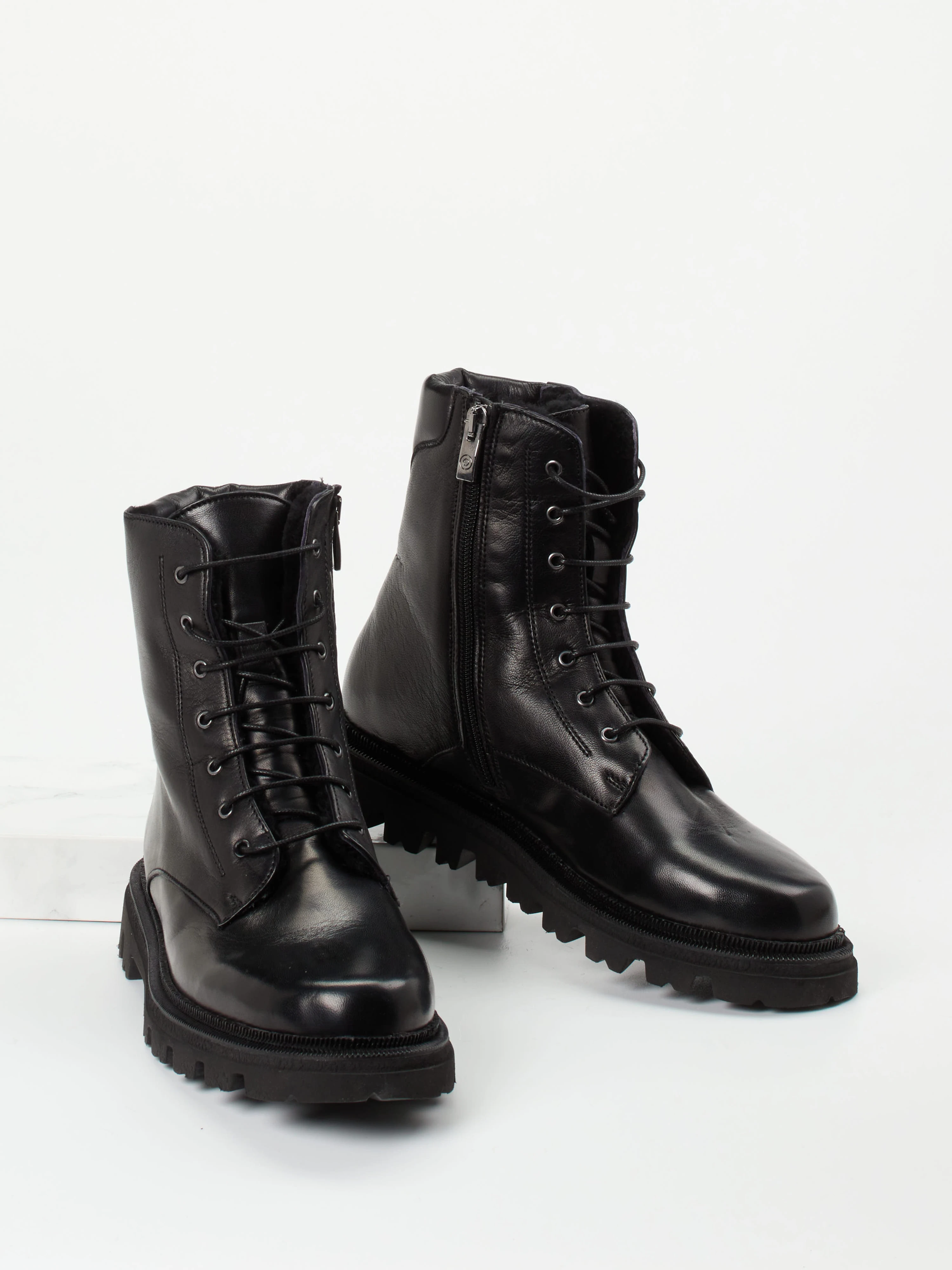 Schnürstiefelette schwarz 1823009009704