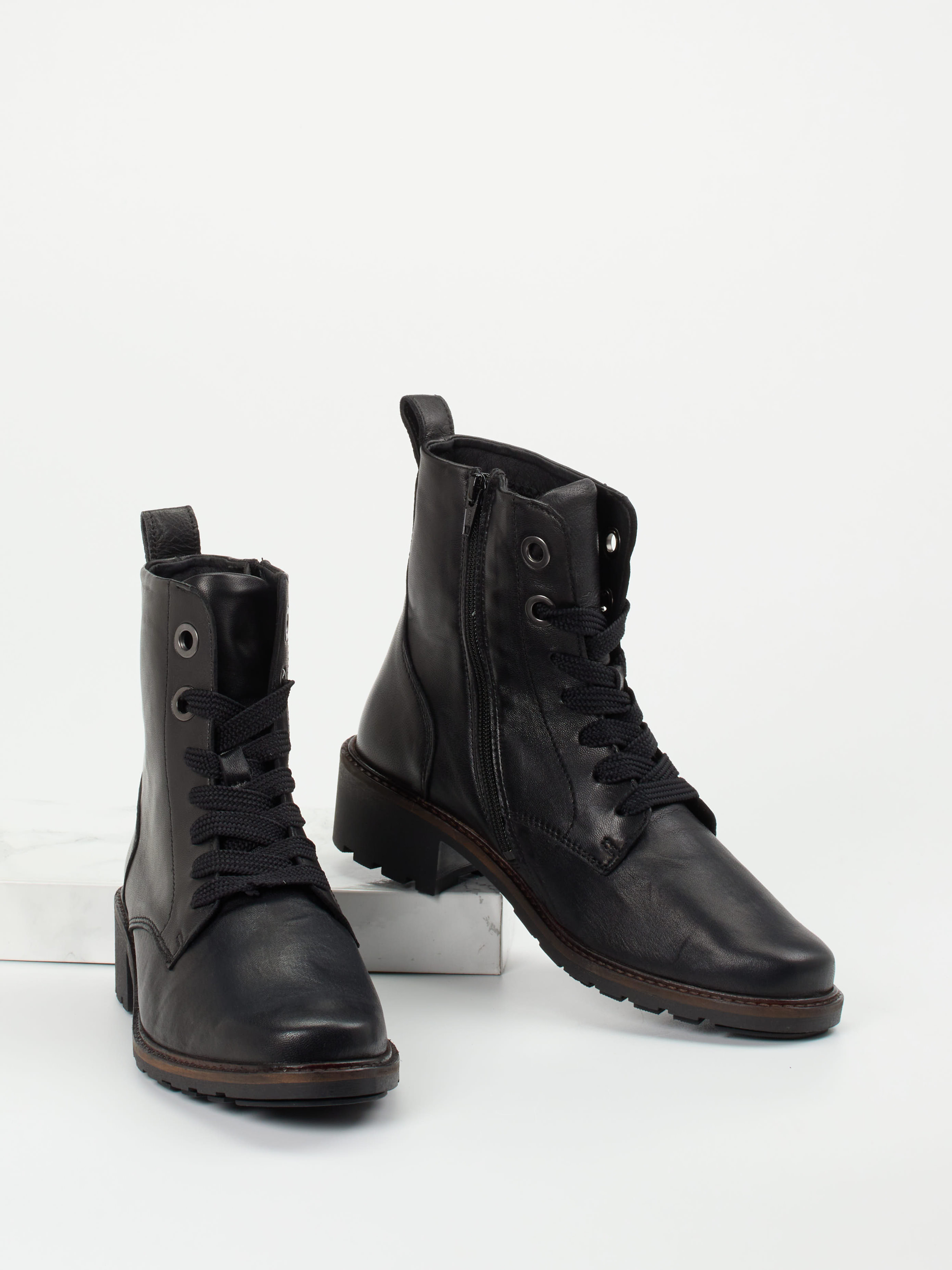 Schnürstiefelette schwarz 2751009033604