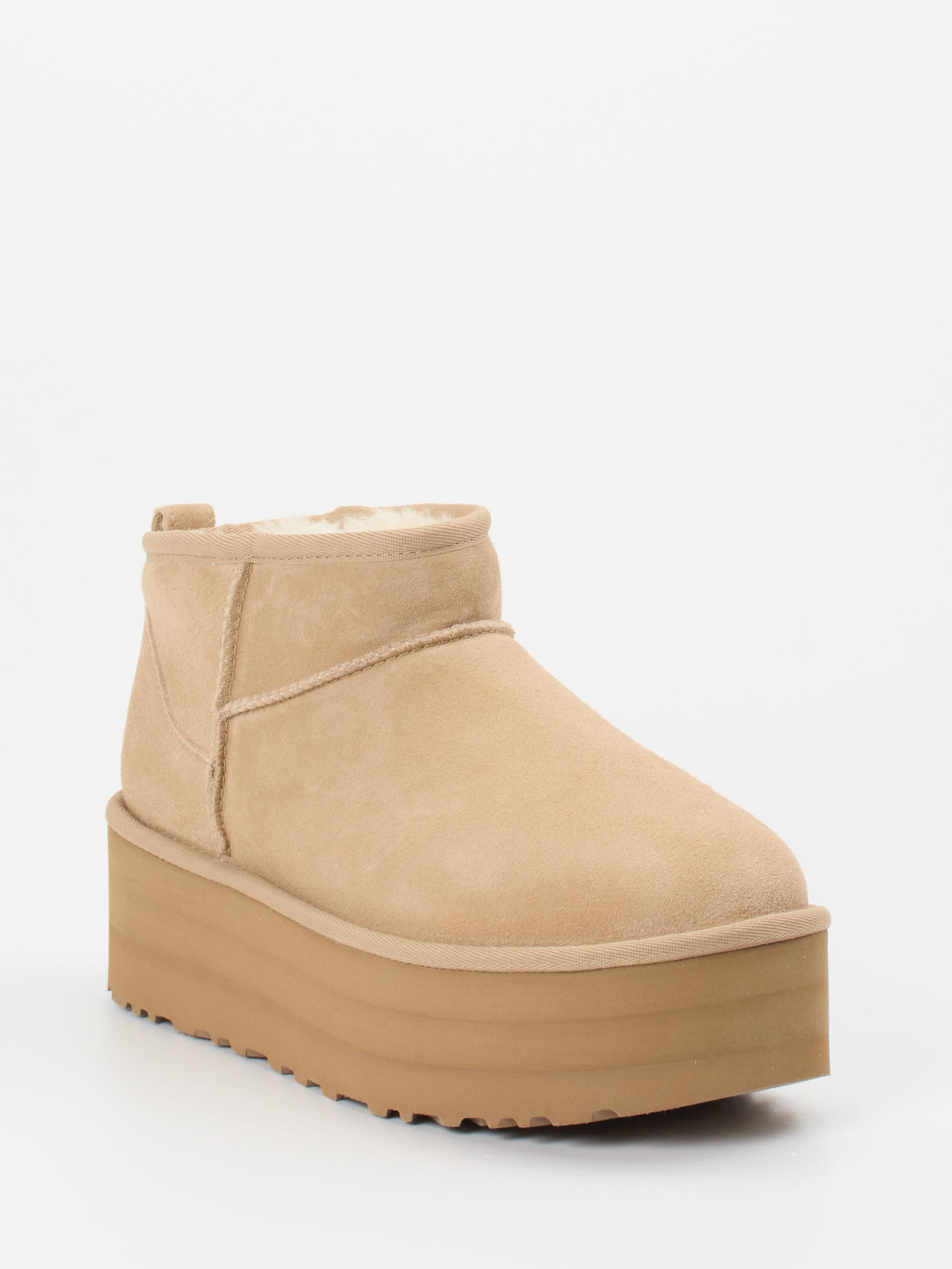 Stiefelette Classic Ultra Mini Platform beige 1813359000206