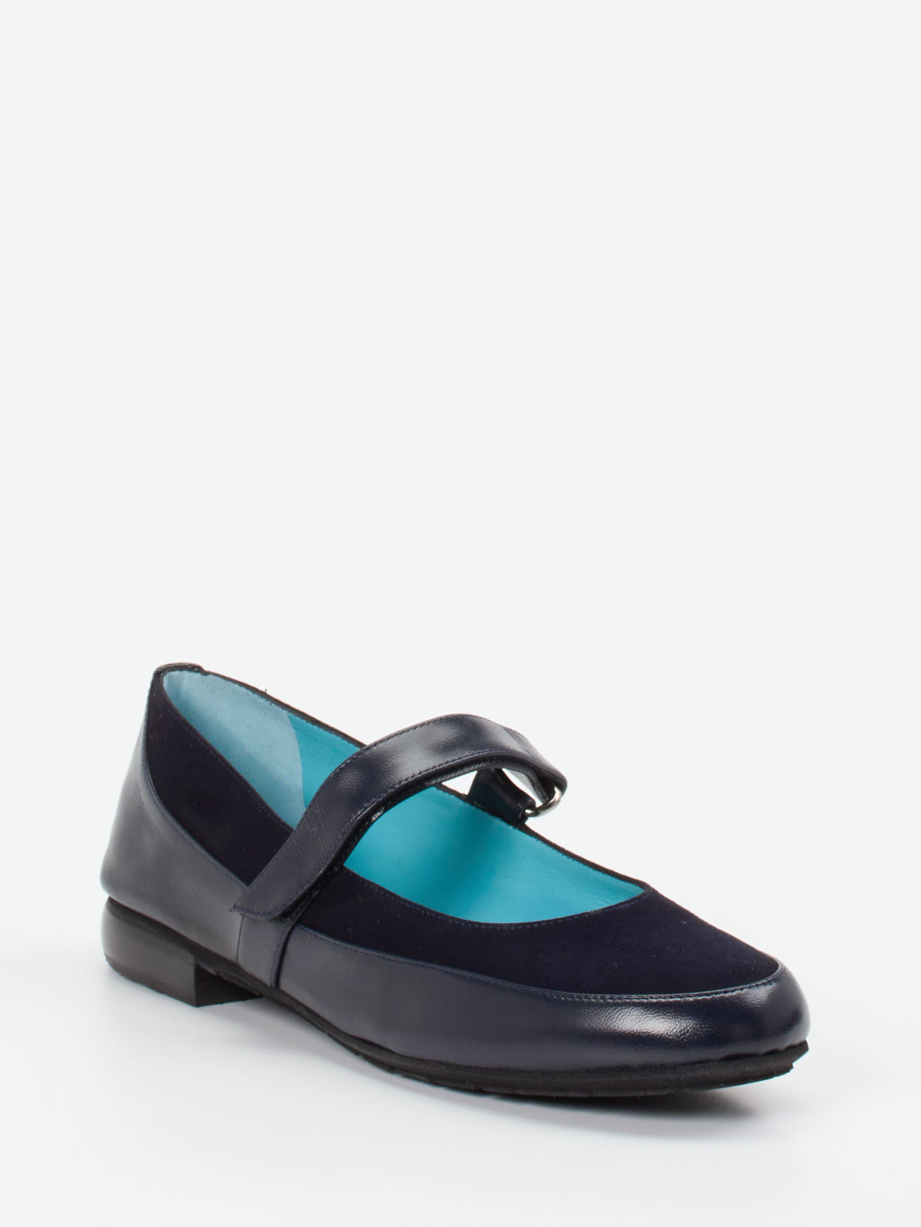 Spangenpumps blau 1421109002106