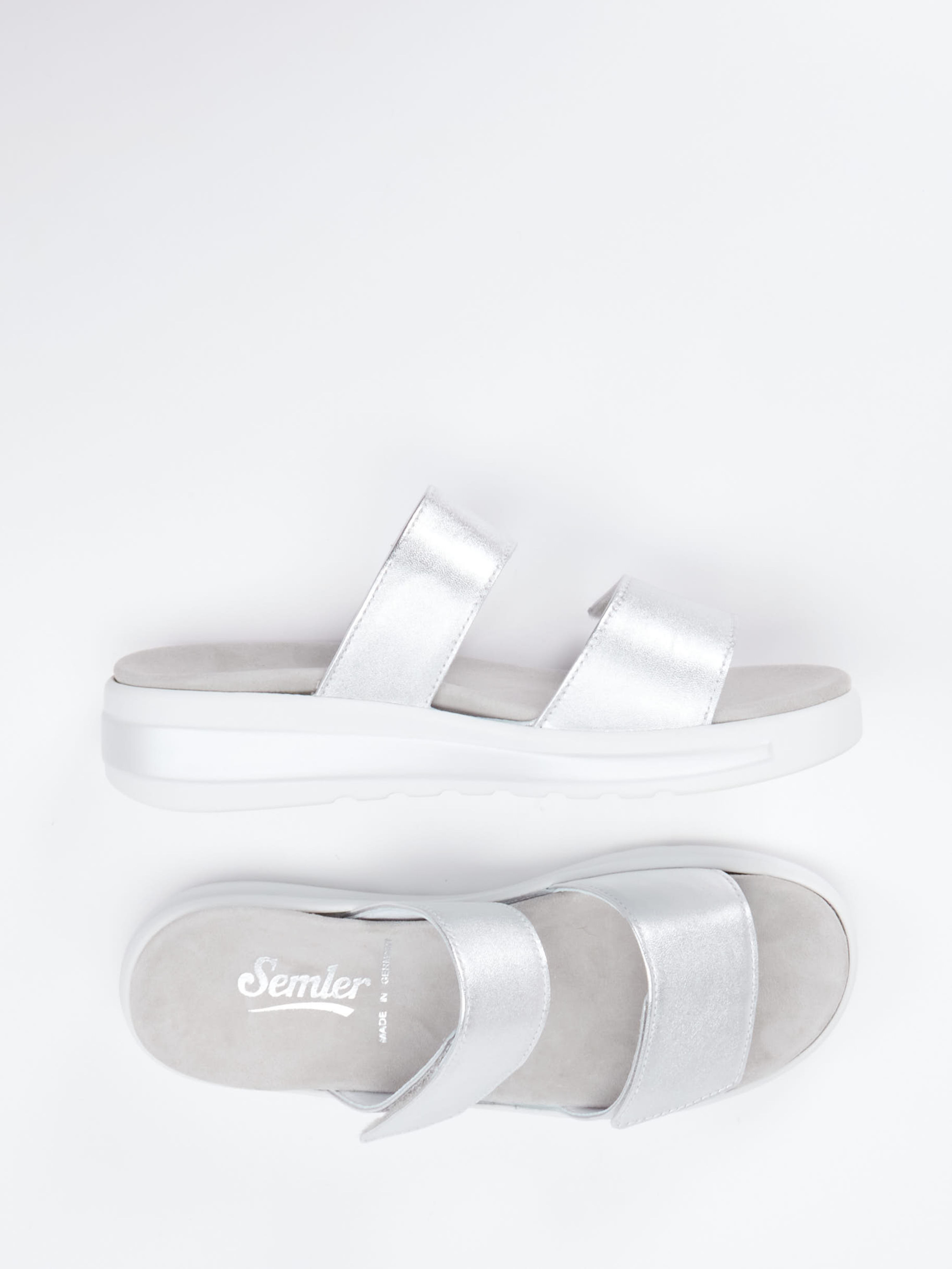Klettpantolette Hanna grau 2153499000704