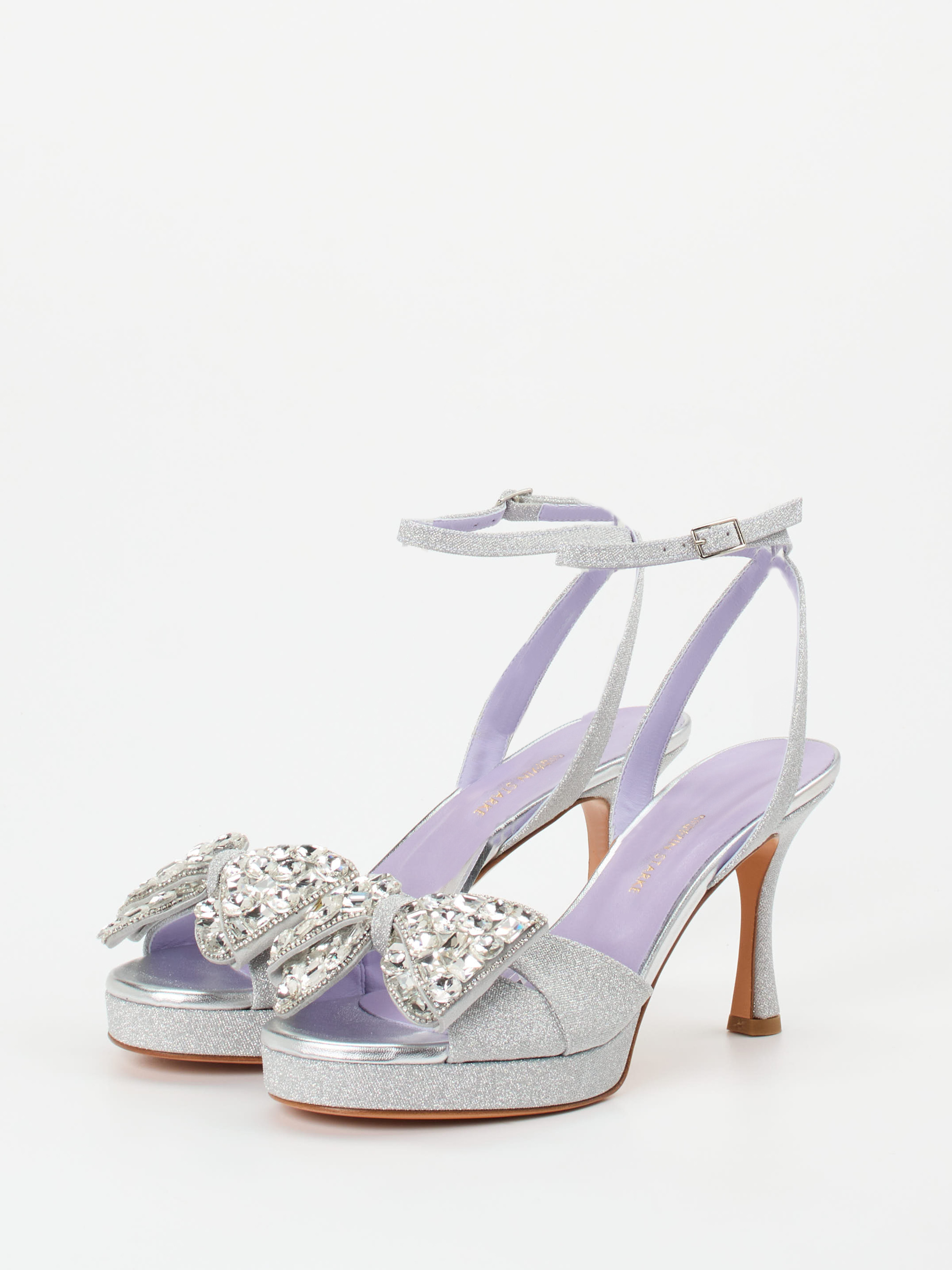 Plateau-Sandalette silber 1248449001602