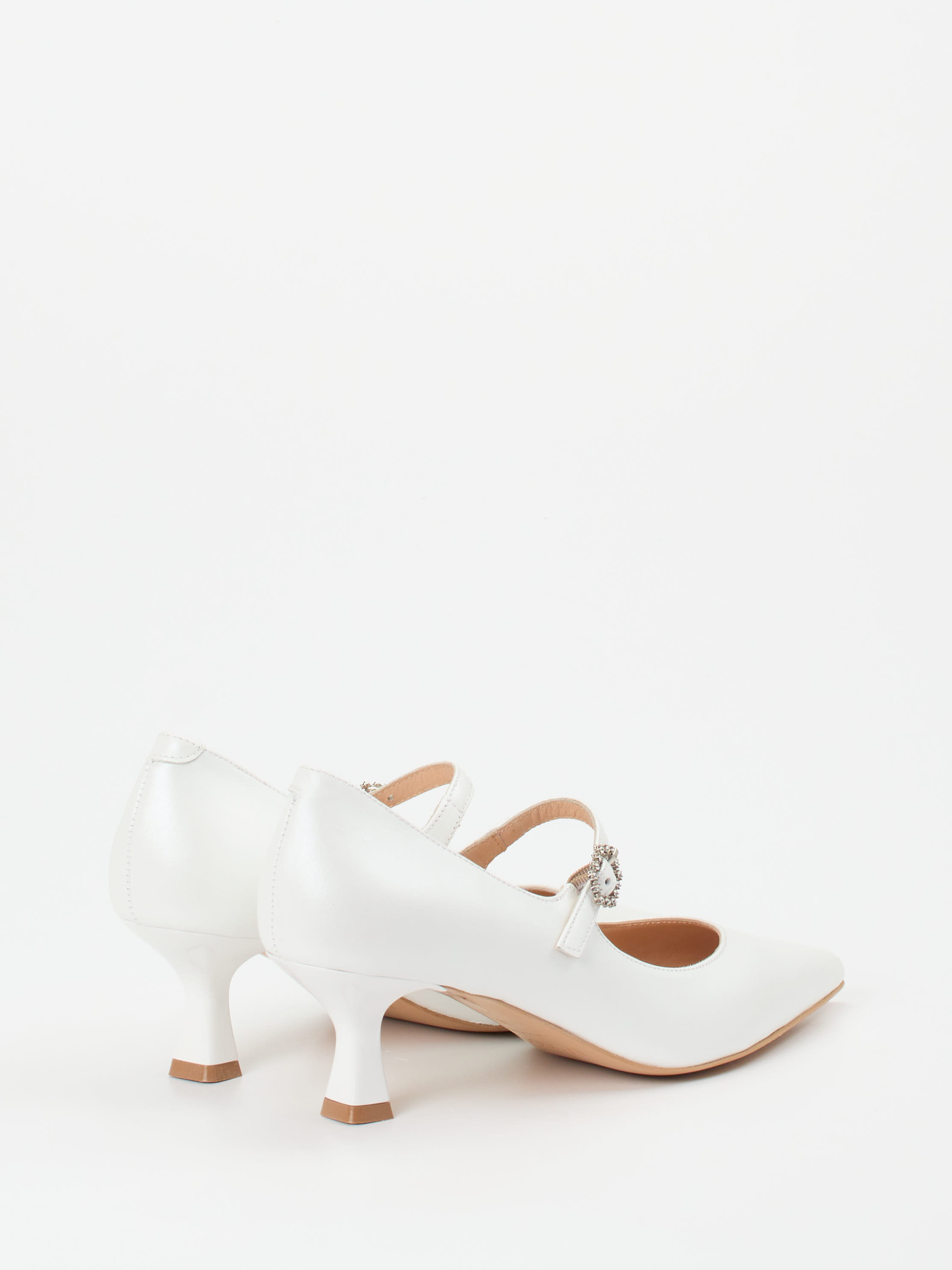 Spangenpumps weiß 1427799000103