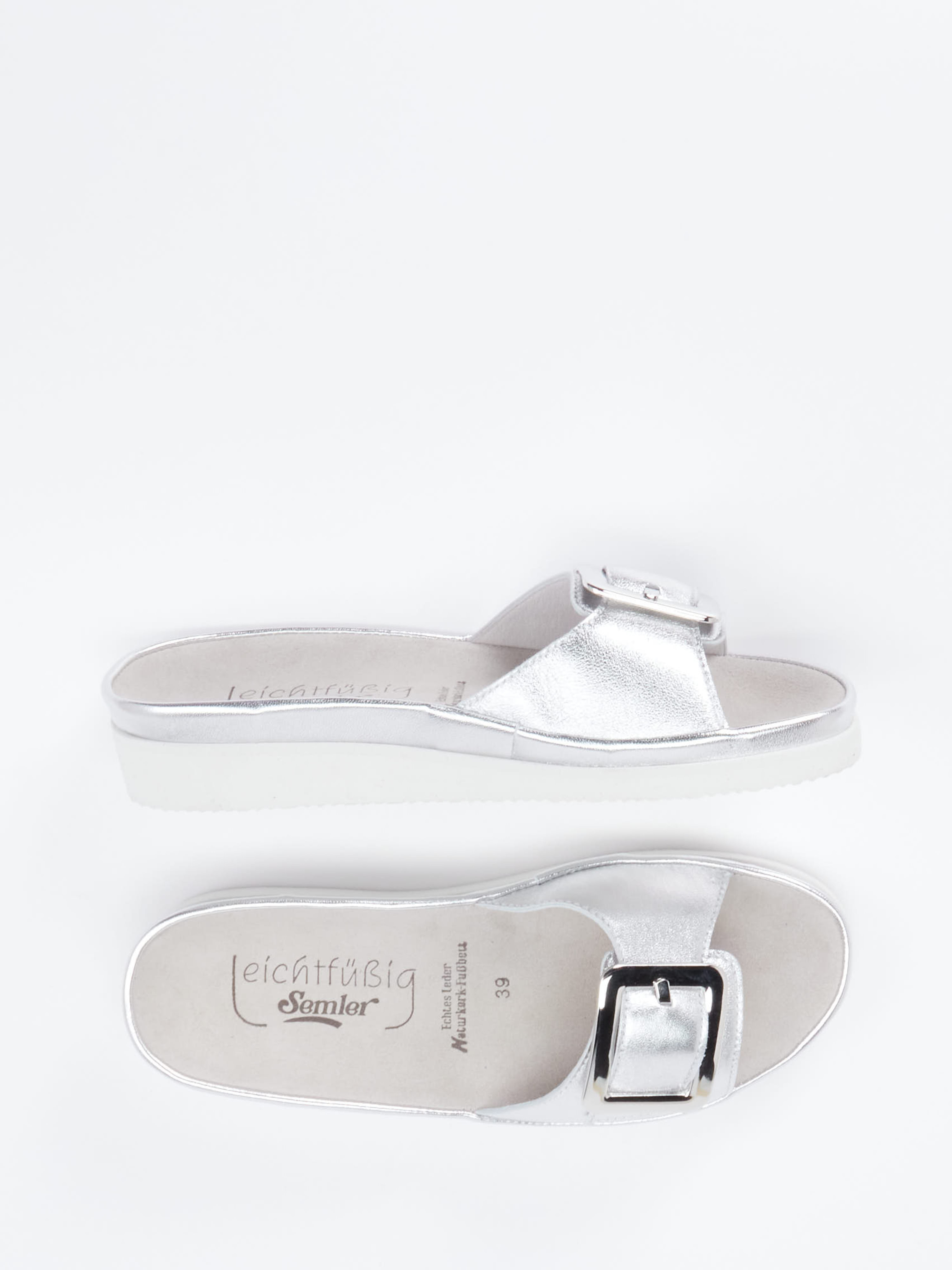 Pantolette silber 2100449000104