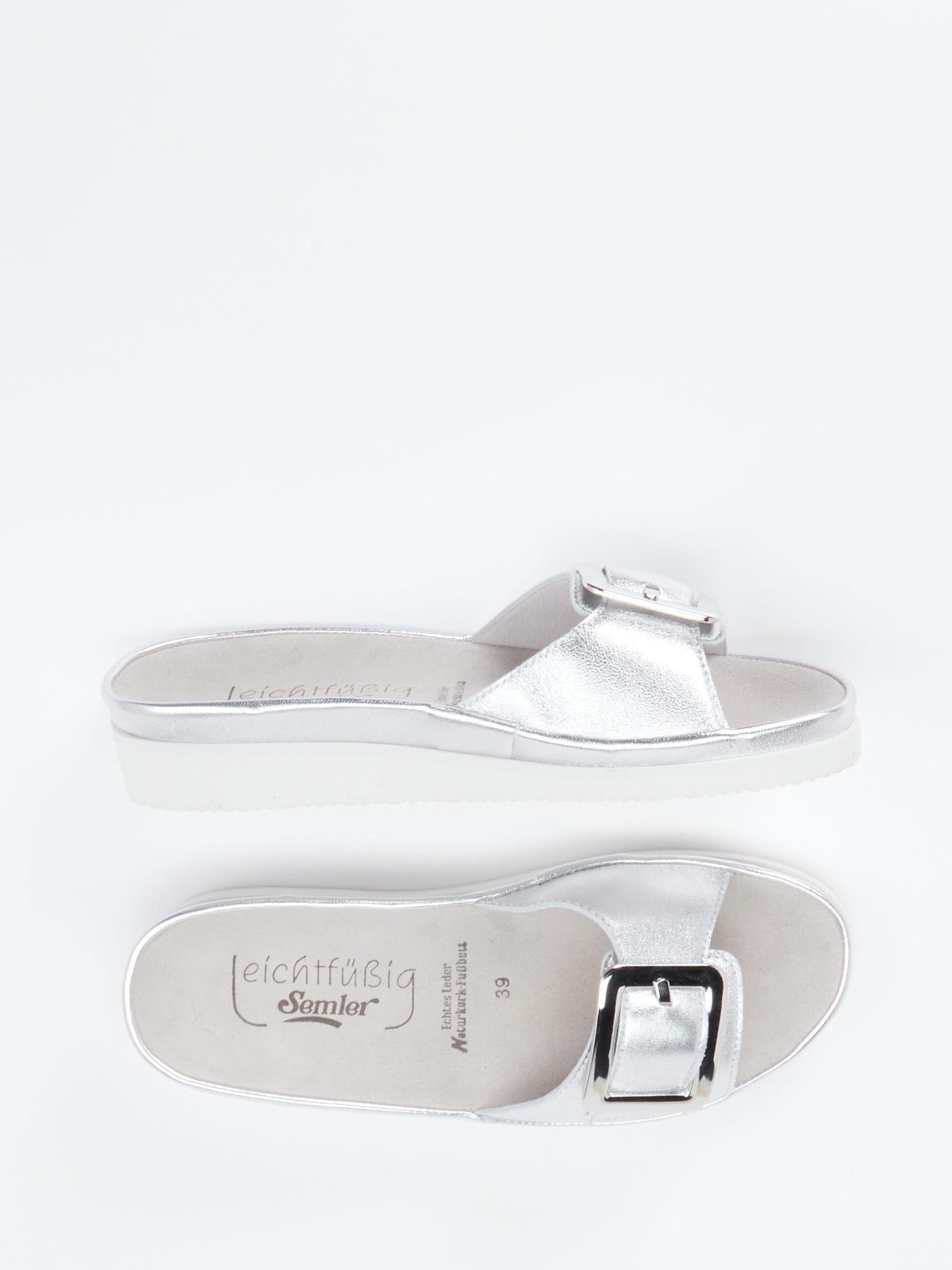 Pantolette silber 2100449000104