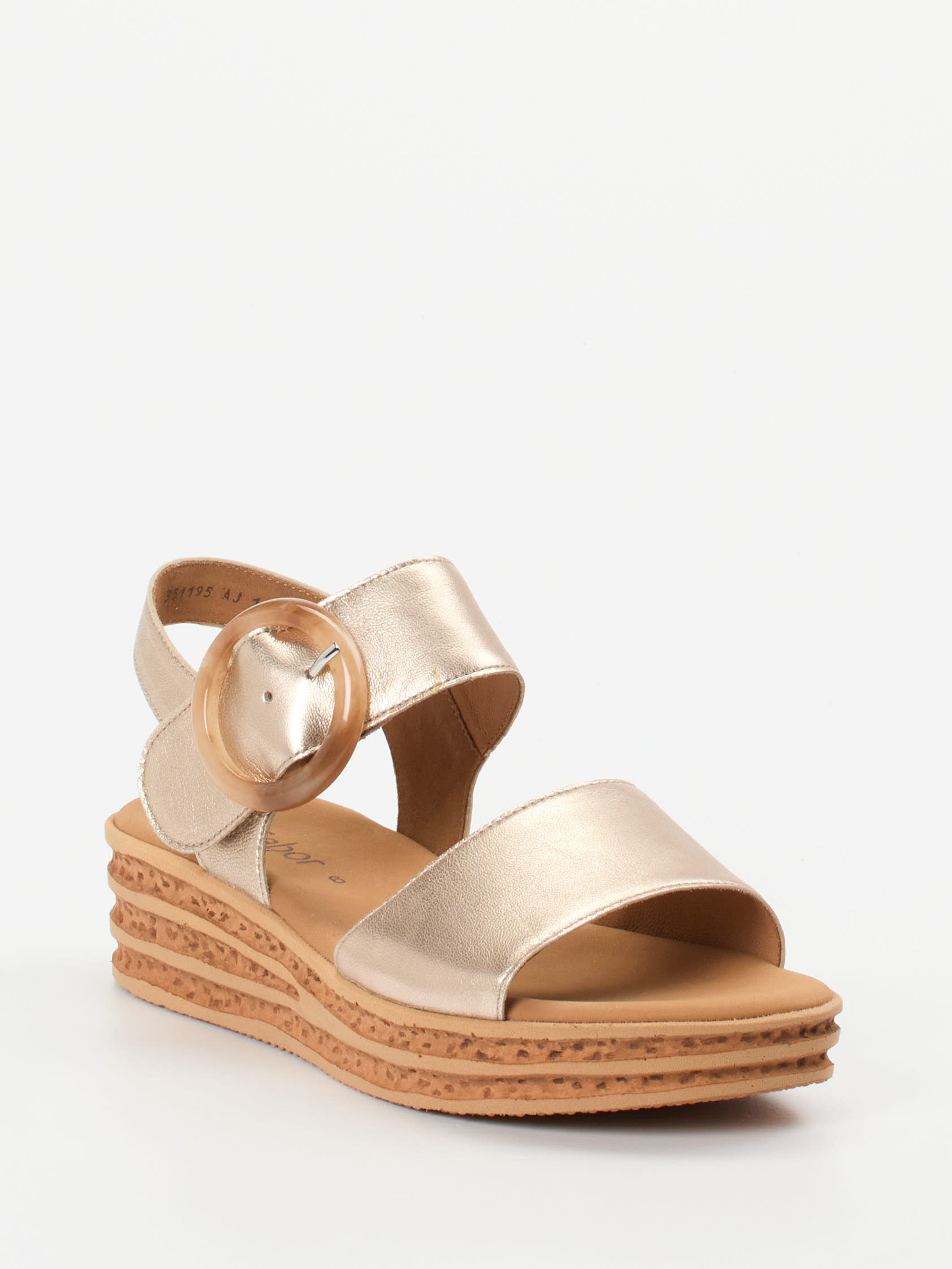 Keilsandalette gold 1255889001206