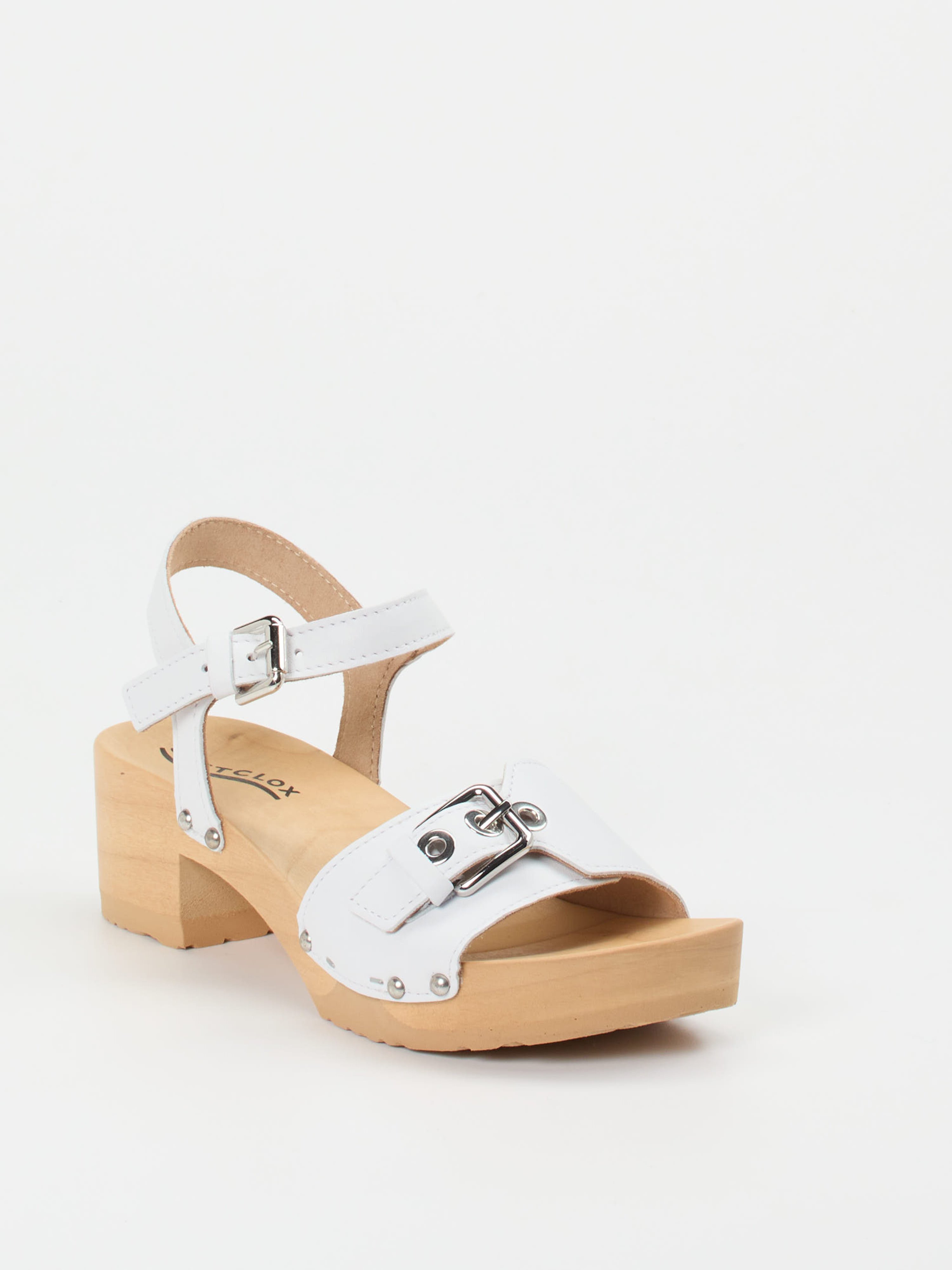 Plateau-Sandalette weiß 1247799000206