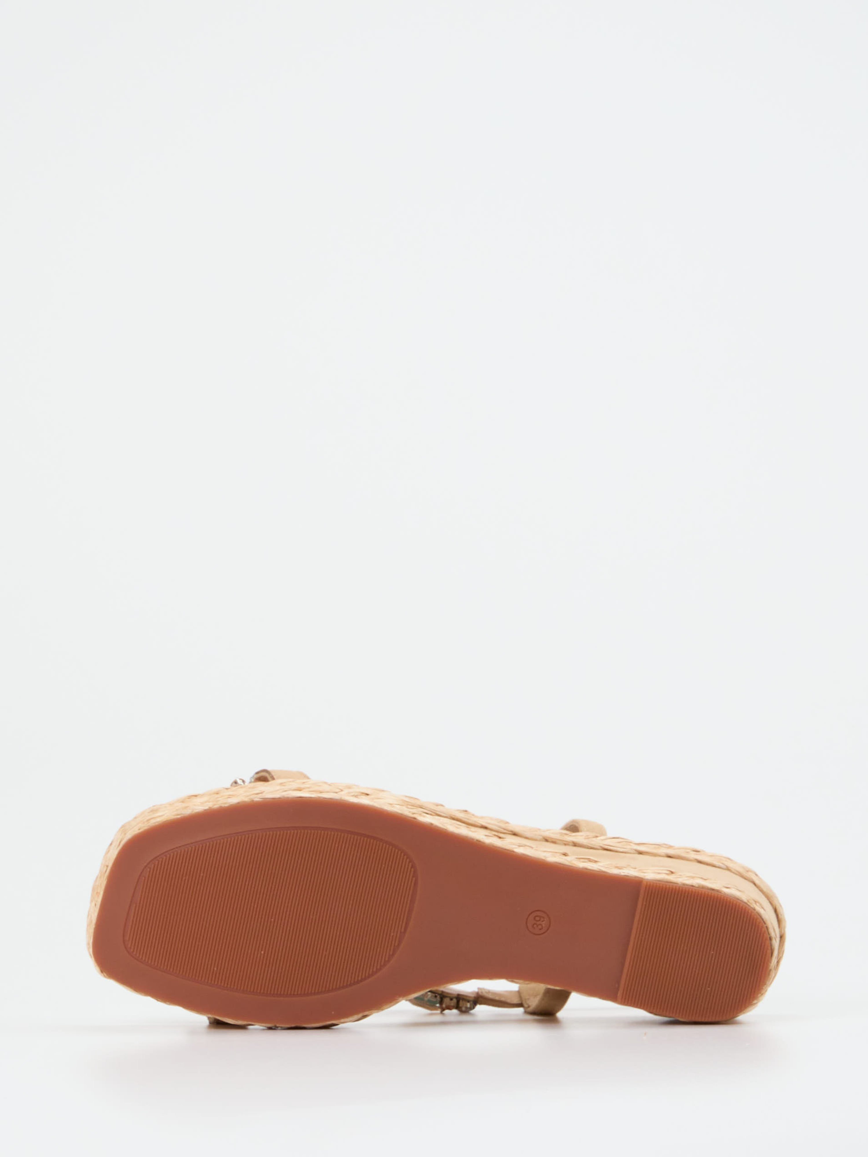 Keilsandalette beige 1257359000805