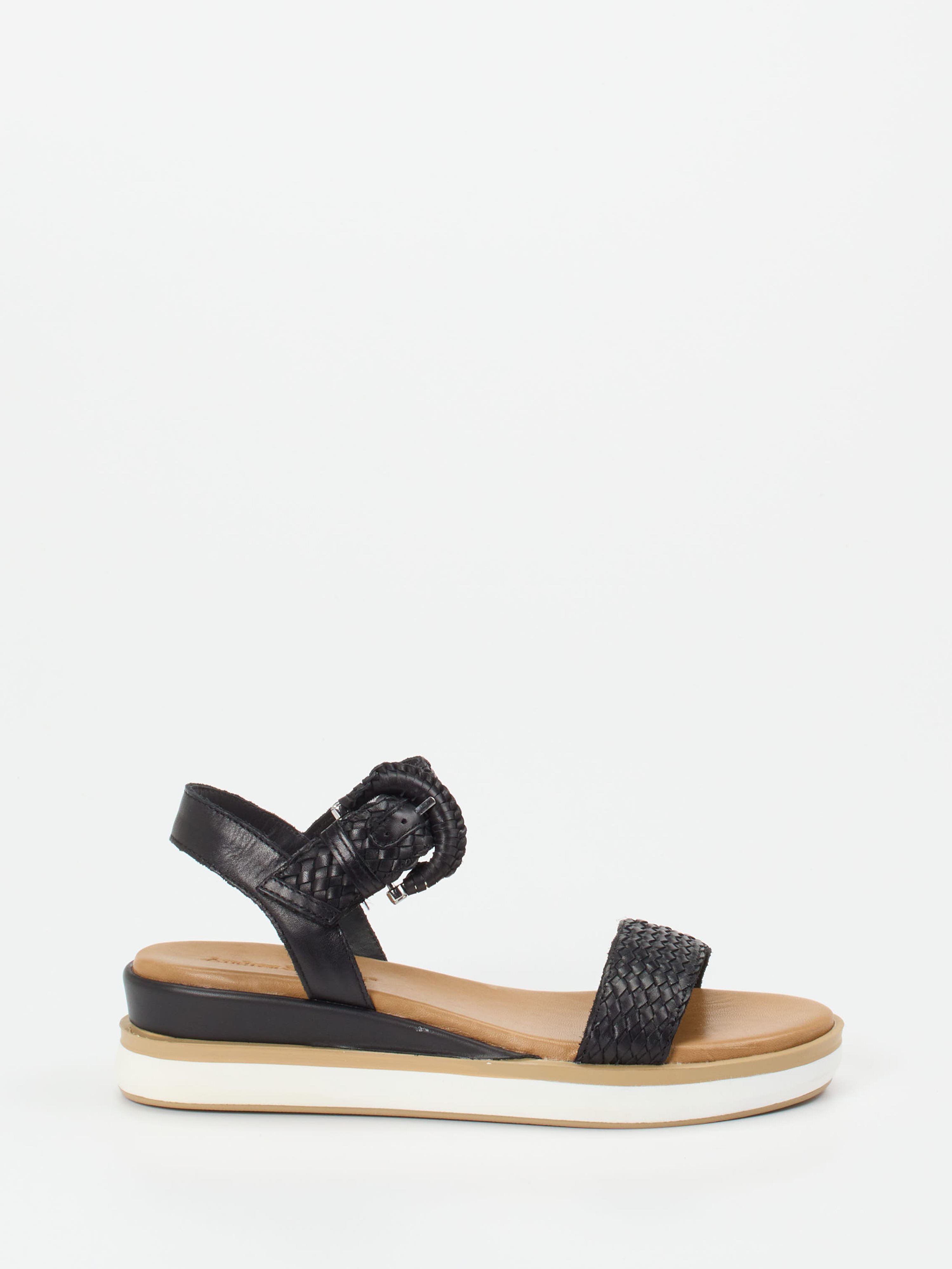 Plateau-Sandalette schwarz 1245009000701
