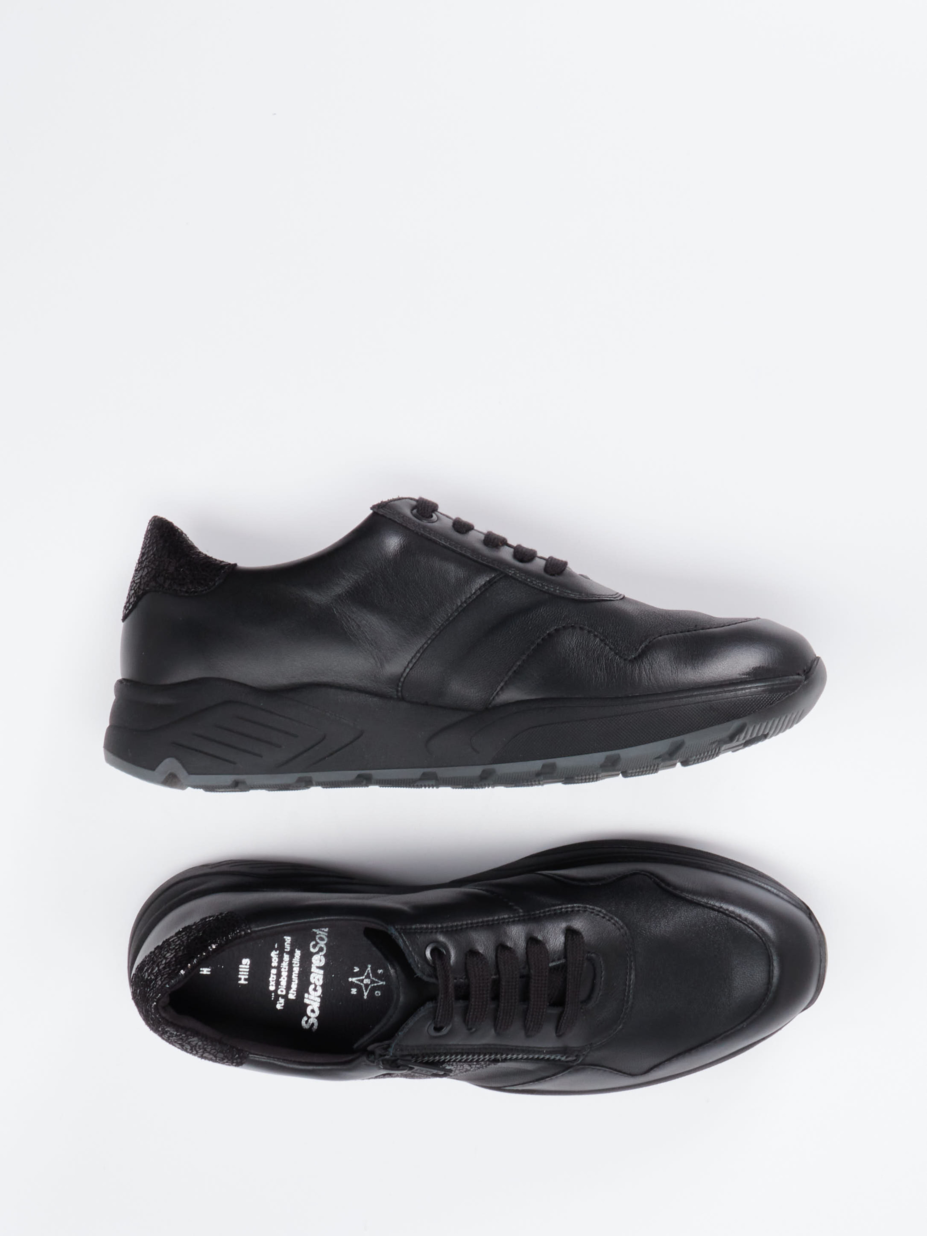 Schnürschuhe für Diabetiker schwarz 2691009003204